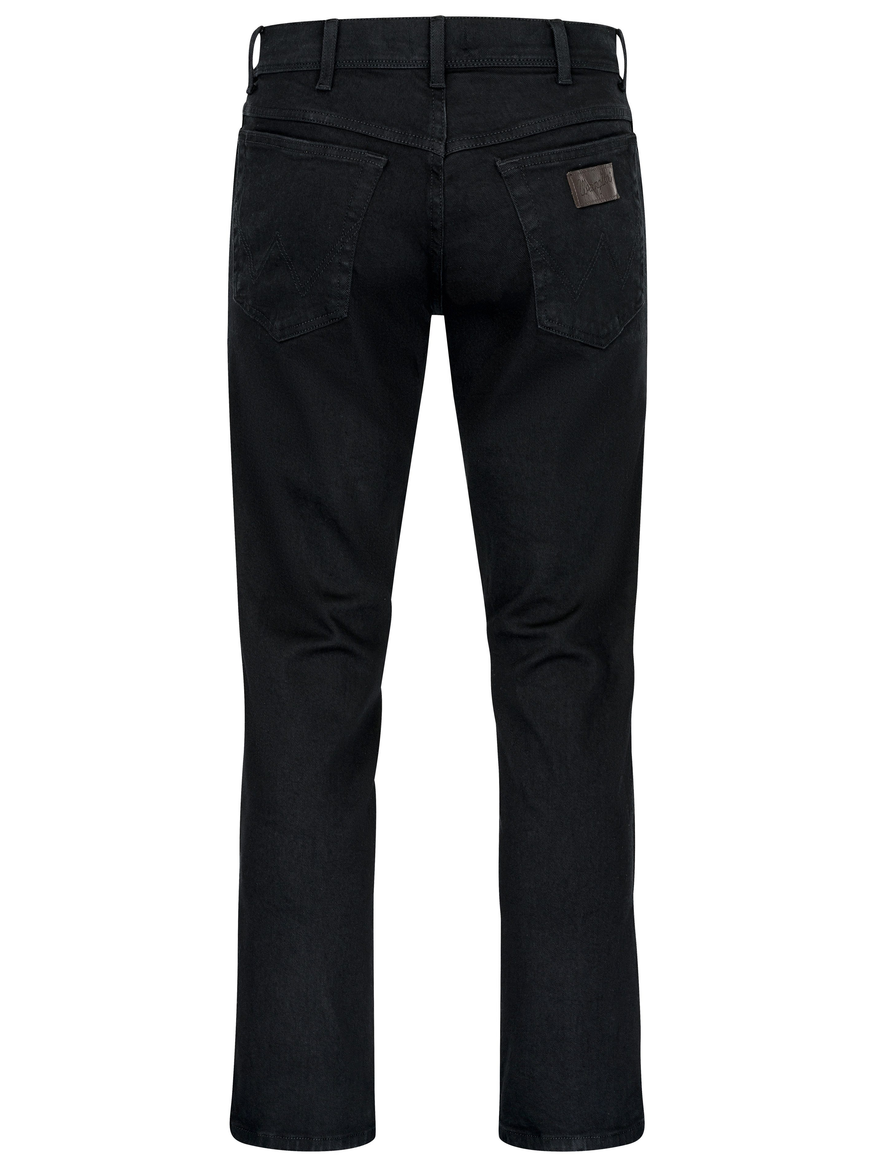 Wrangler Straight-Jeans Texas Authentic Straight Herren-Strechjeans mit Gürtel