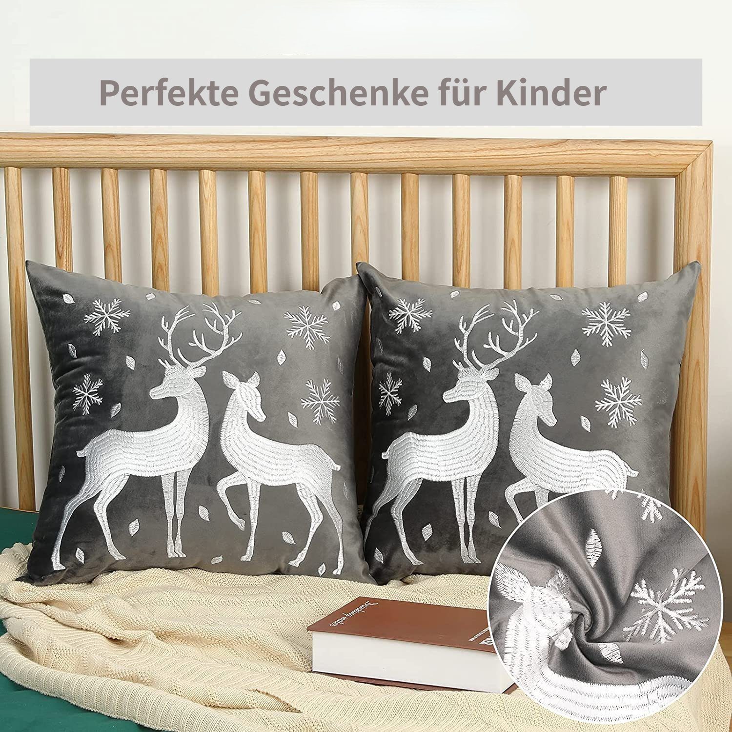 BYSURE Kissenbezug, (2 Stück), Weihnachten Kissenbezüge günstig online kaufen