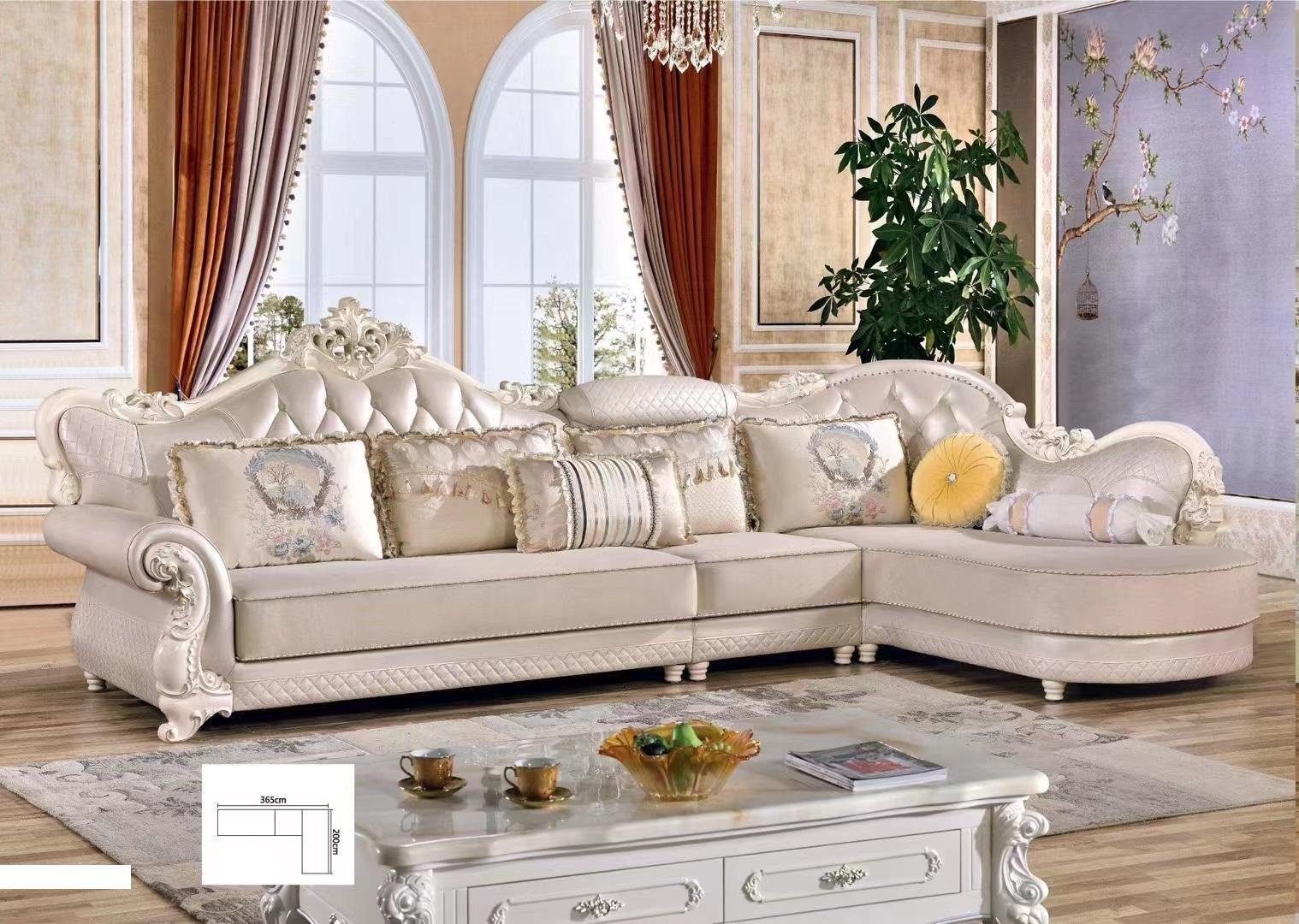 JVmoebel Chesterfield-Sofa Elegantes Chesterfield Ecksofa aus umweltfreundlichem Material in Grau, Made in Europa