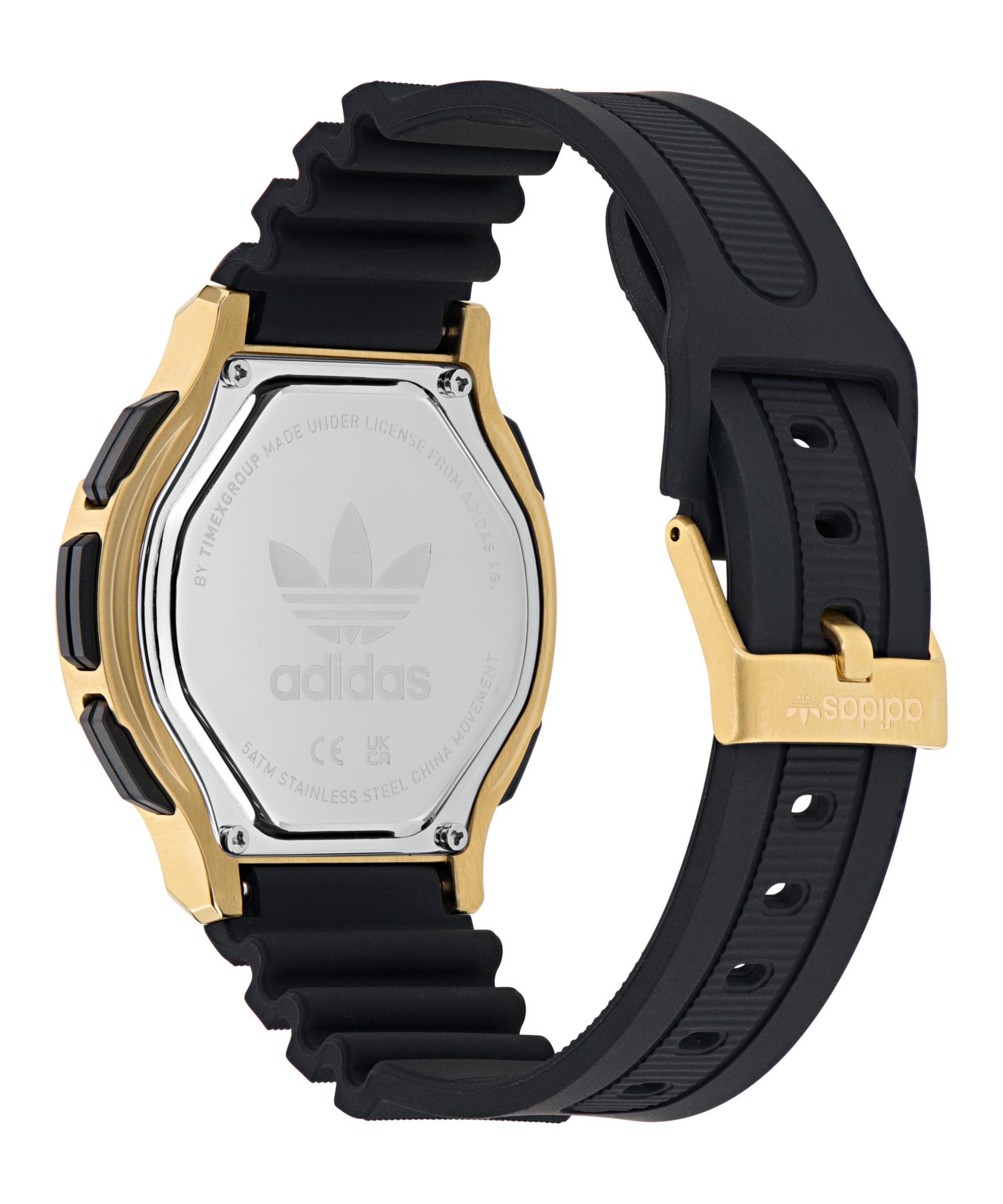adidas Originals Chronograph EXPRESSION THREE DIGITAL AOFH255062I, Quarzuhr, Armbanduhr, Herrenuhr, Damenuhr,Silikonarmband,Stoppfunktion