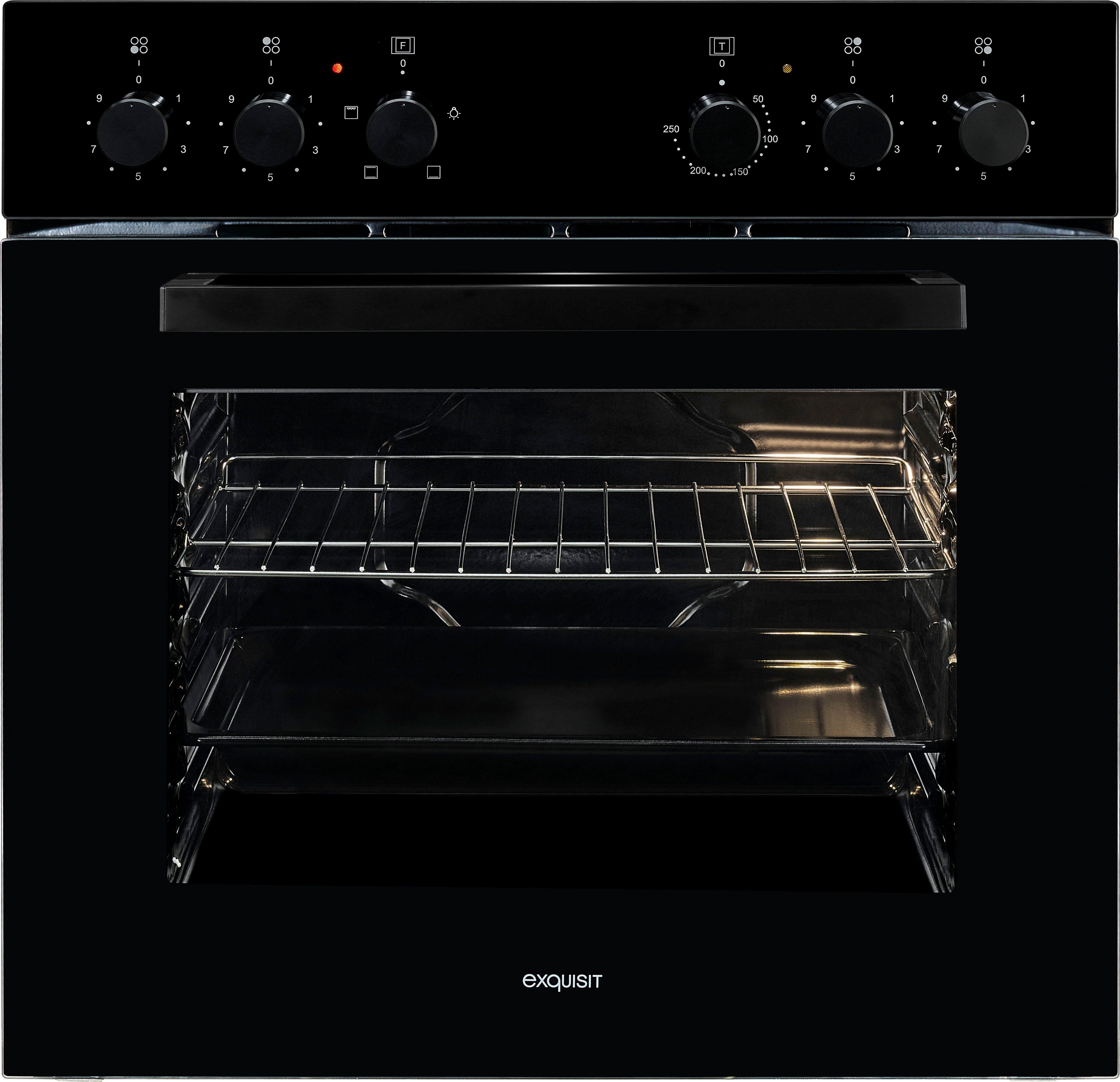 exquisit Elektro-Herd-Set EHE246-020, Klassisch Backen und Braten für das alltägliche Kochen