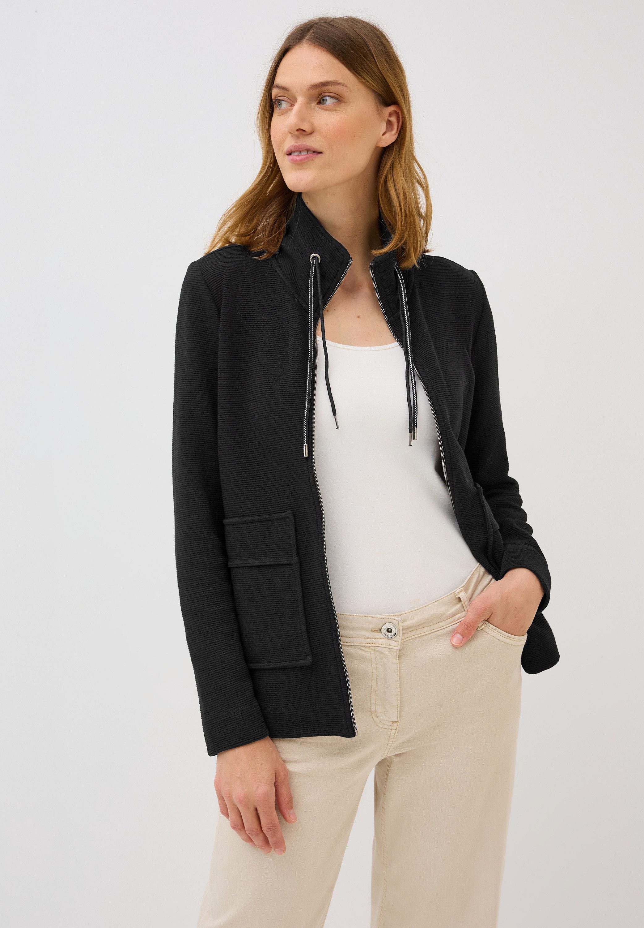 CECIL Cardigan aus Baumwolle mit Stretchanteil günstig online kaufen