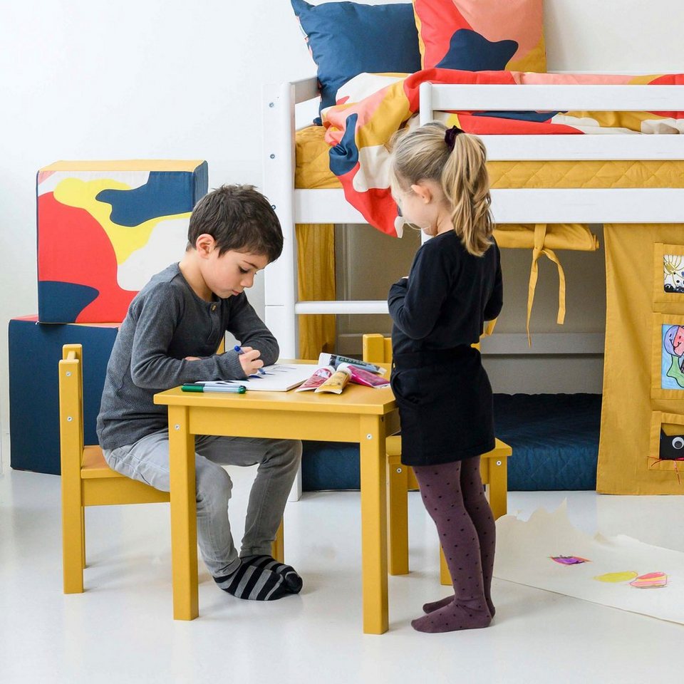 Hoppekids Kindersitzgruppe MADS Kindersitzgruppe, (Set, 2-tlg., 1 Tisch, 1  Stuhl), in vielen Farben, mit einem Stuhl