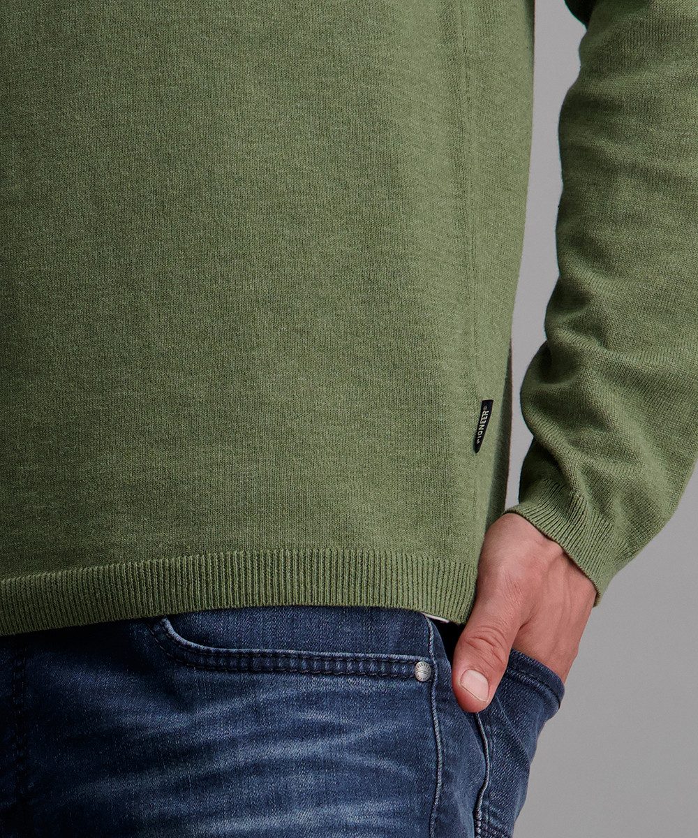Pioneer Authentic Jeans Rundhalspullover mit Rollkante günstig online kaufen