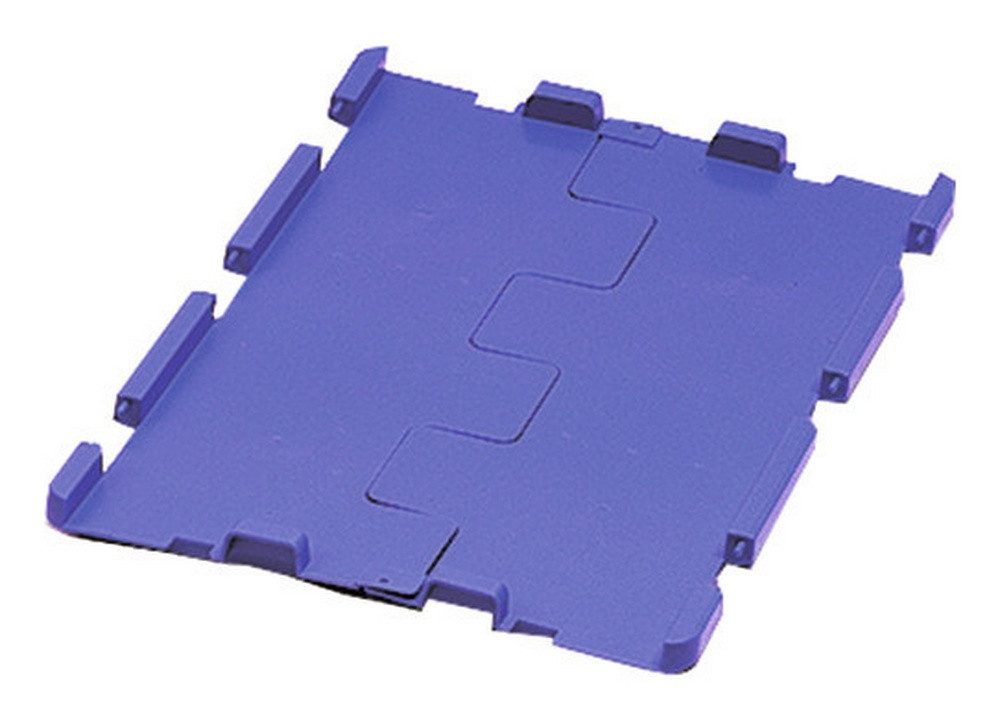 LA KA PE Stapelbox (4 Stück), Klappdeckel blau für VTK 400 (Pack a