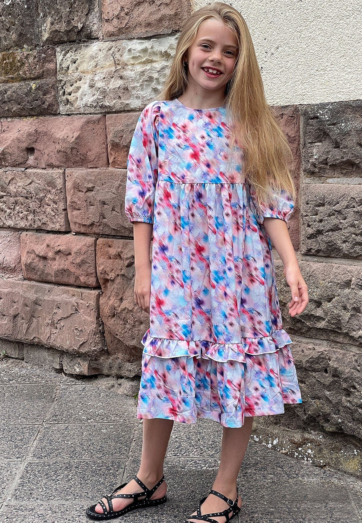 Name It Spitzenkleid (knielang) NKFDOEASA SS MIDI DRESS