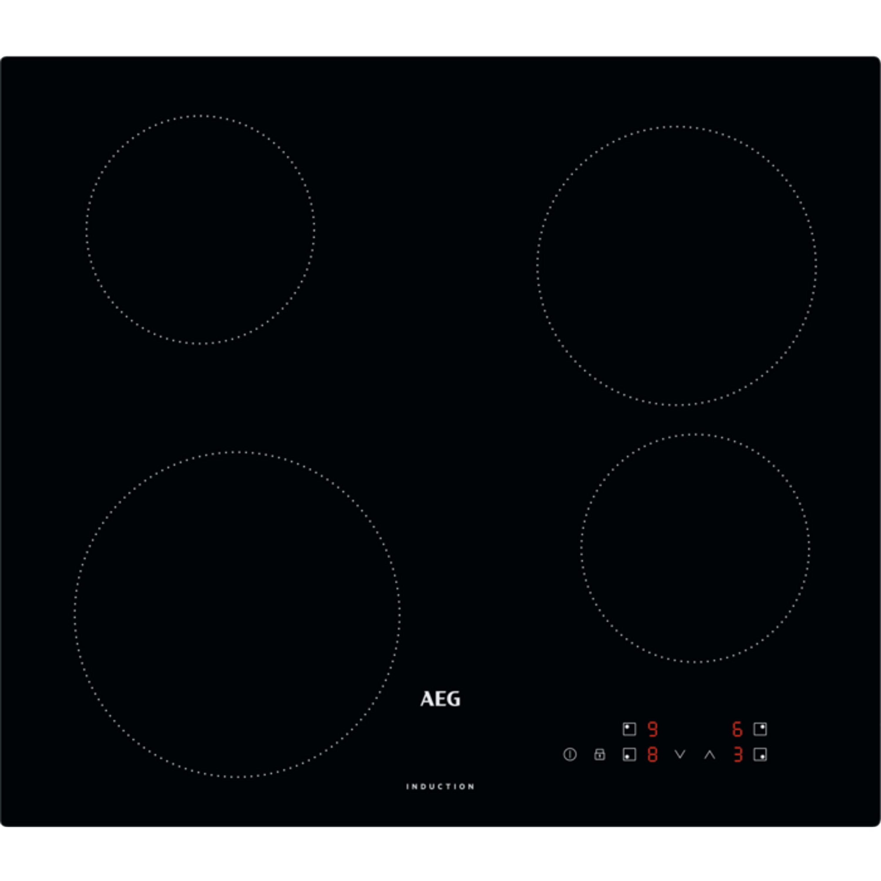 AEG Induktions-Kochfeld IBE6420SCB, Induktionskochfeld, Autark, 60 cm