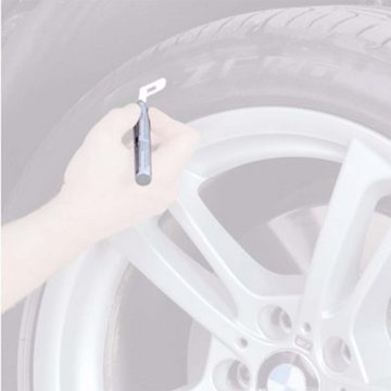 HR GRIP Reifenstift Reifenmarkierungsstift Reifenmarker wasserdicht weiß, (1-tlg), Waschanlagensicher und Witterungsbeständig