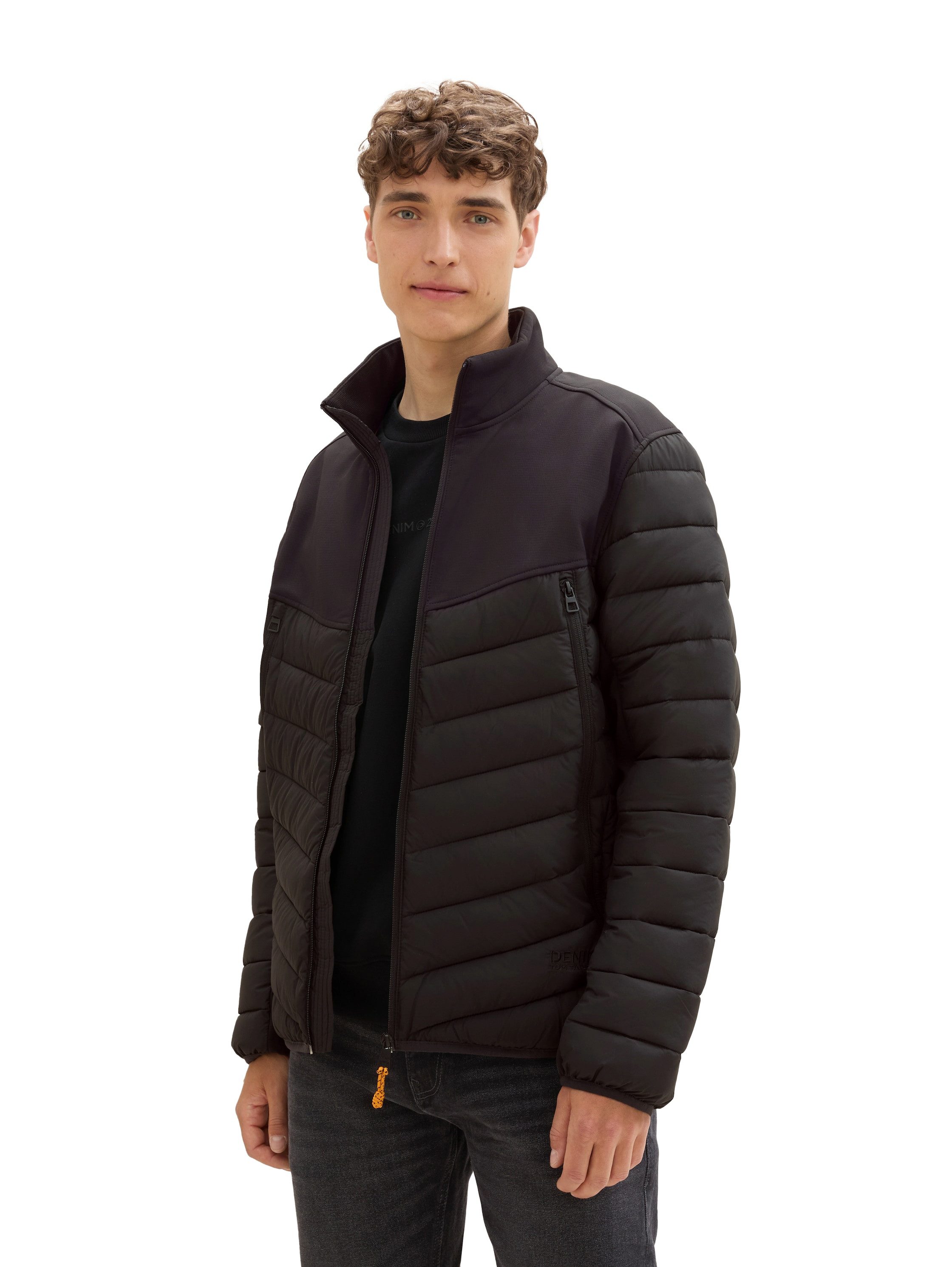 TOM TAILOR Denim Hybridjacke mit Stehkragen günstig online kaufen