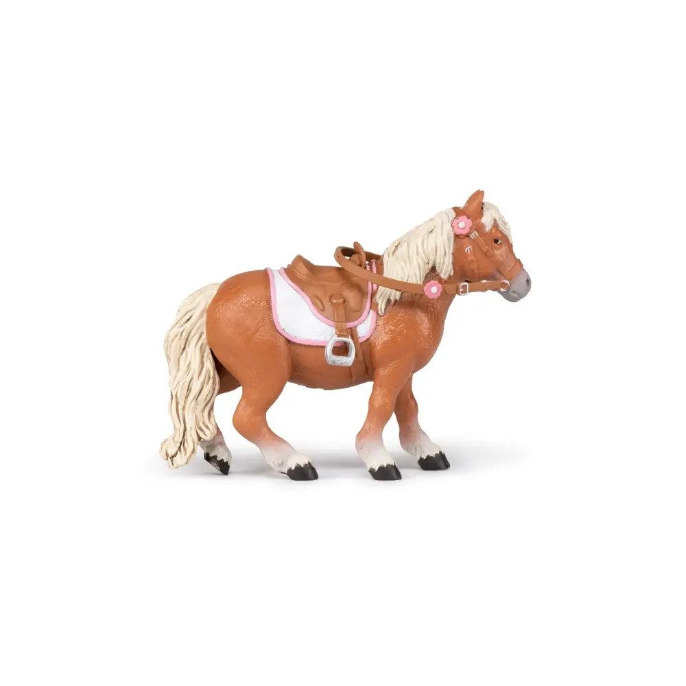 papo Actionfigur Papo 51559 Shetland Pony mit Sattel