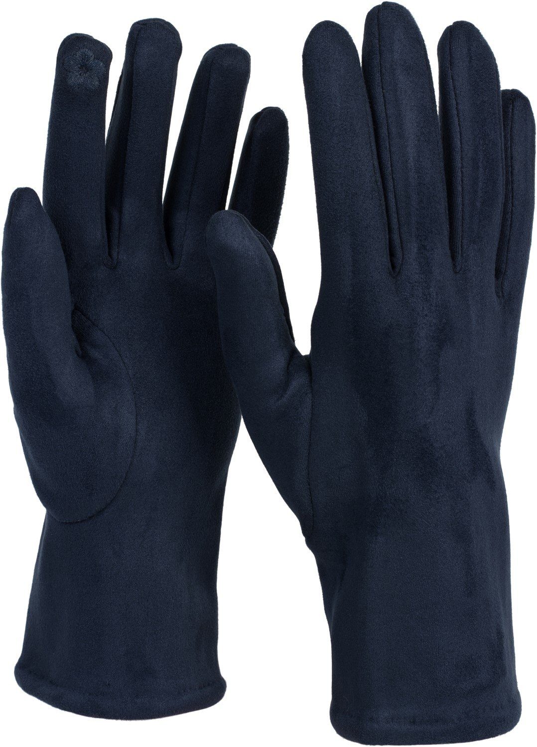 styleBREAKER Strickhandschuhe Touchscreen Stoff Handschuhe mit abnehmbarer günstig online kaufen