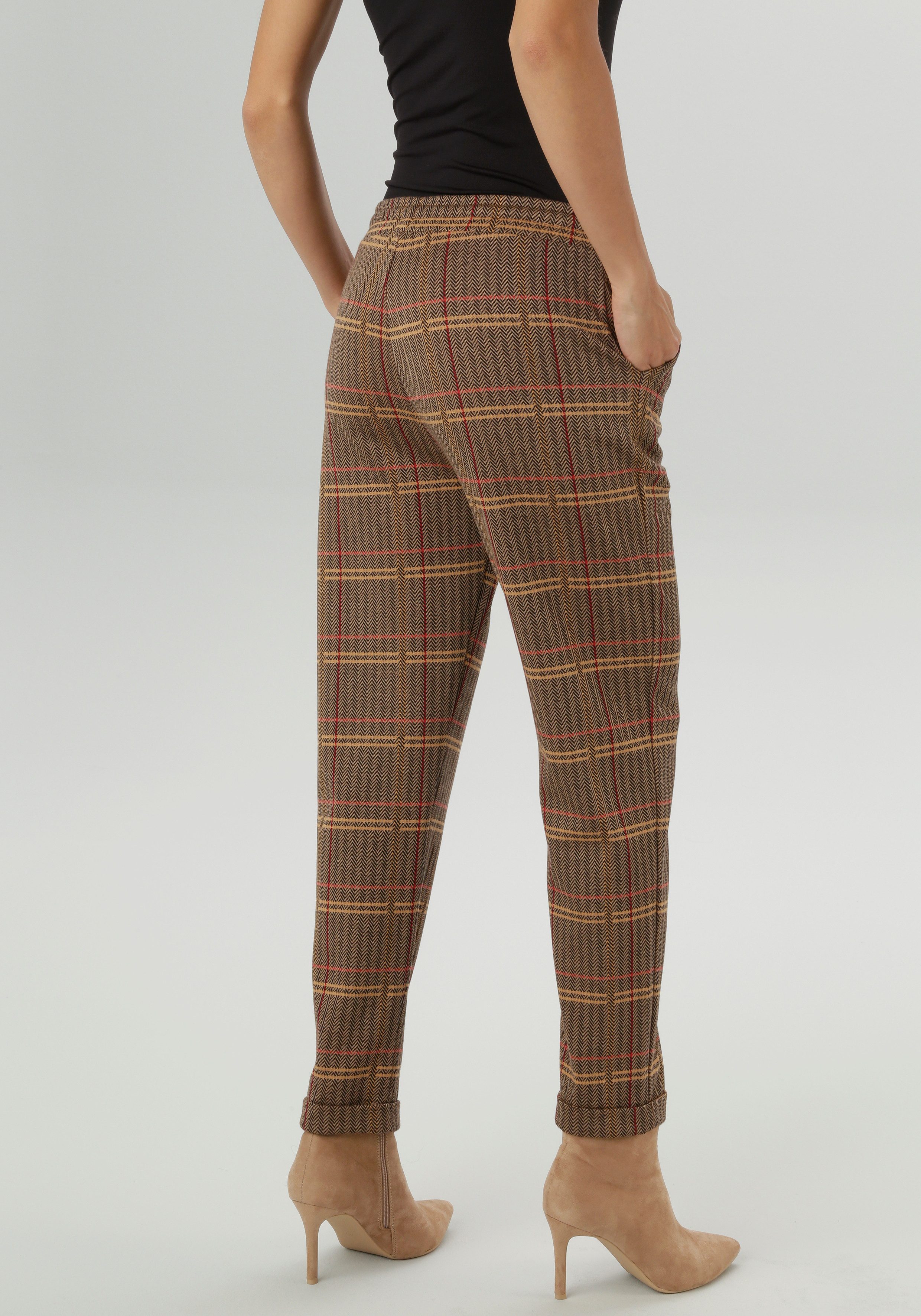 Aniston SELECTED Schlupfhose mit 2 praktischen Eingrifftaschen - NEUE KOLLE günstig online kaufen