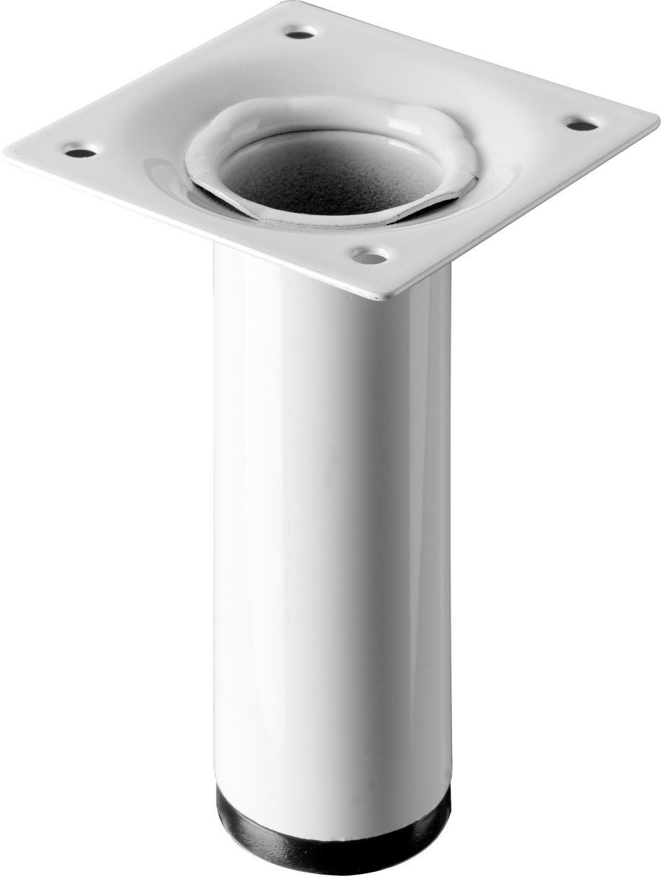 Hettich Tischbein Hettich Tischbein 3,0 x 10 cm Stahl weiß - 1 Stück