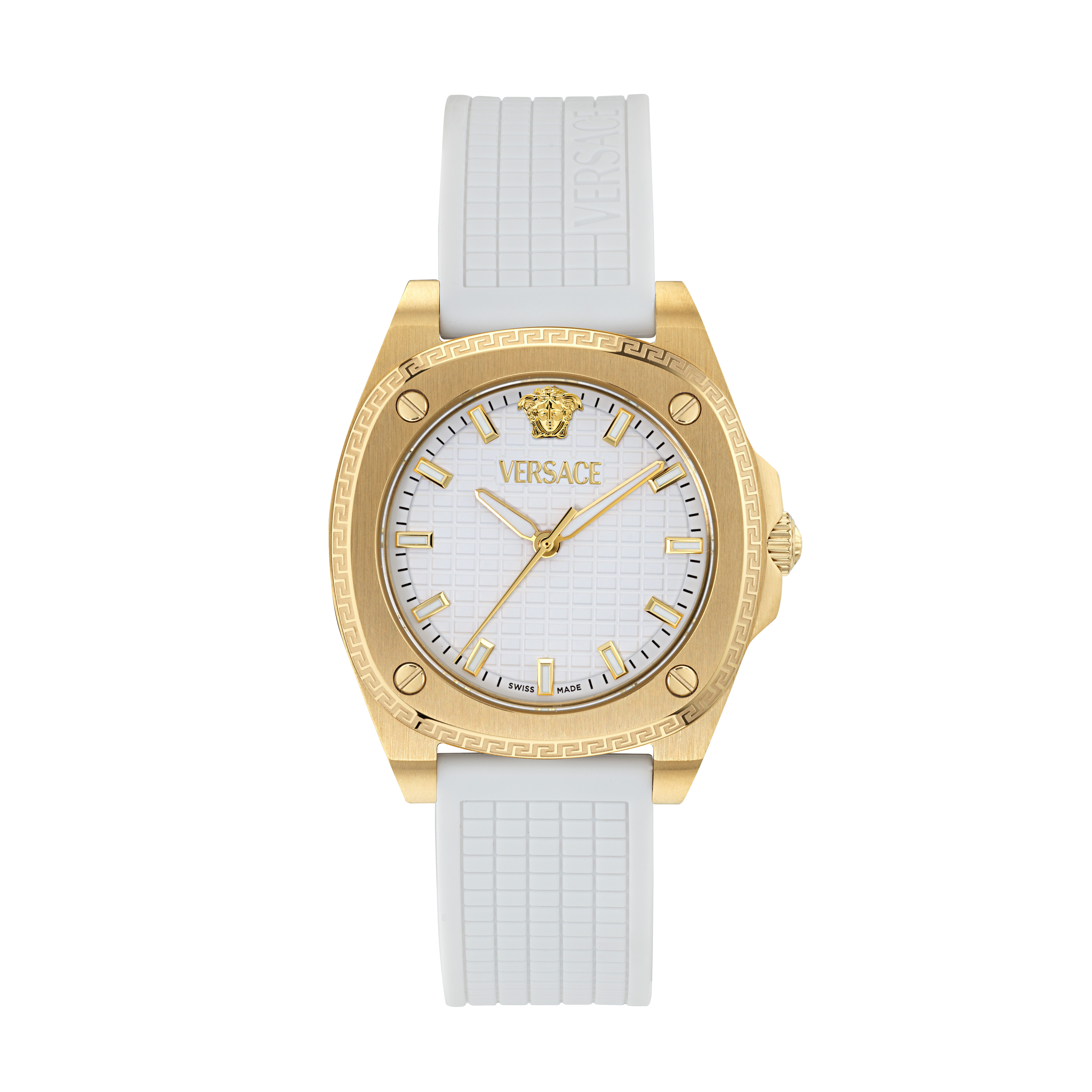 Versace Quarzuhr GRECA PULSE VE5H00226, Armbanduhr, Damenuhr, Swiss Made, analog