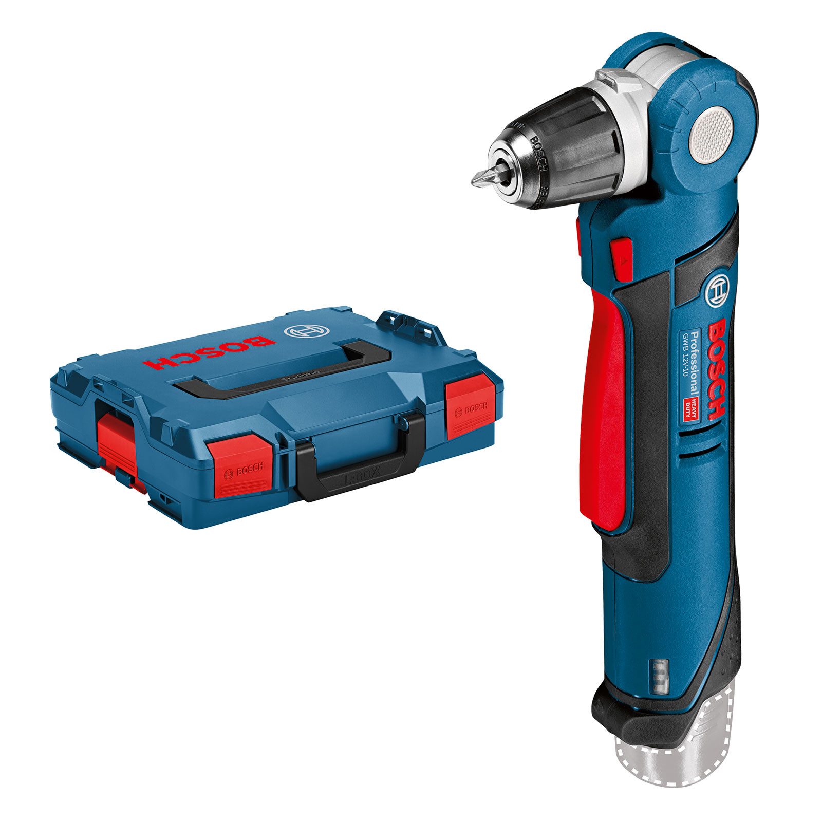 Bosch Professional Bohrmaschine GWB 12V-10, Softgrip, 0-1.300 U/min, 12,0 V