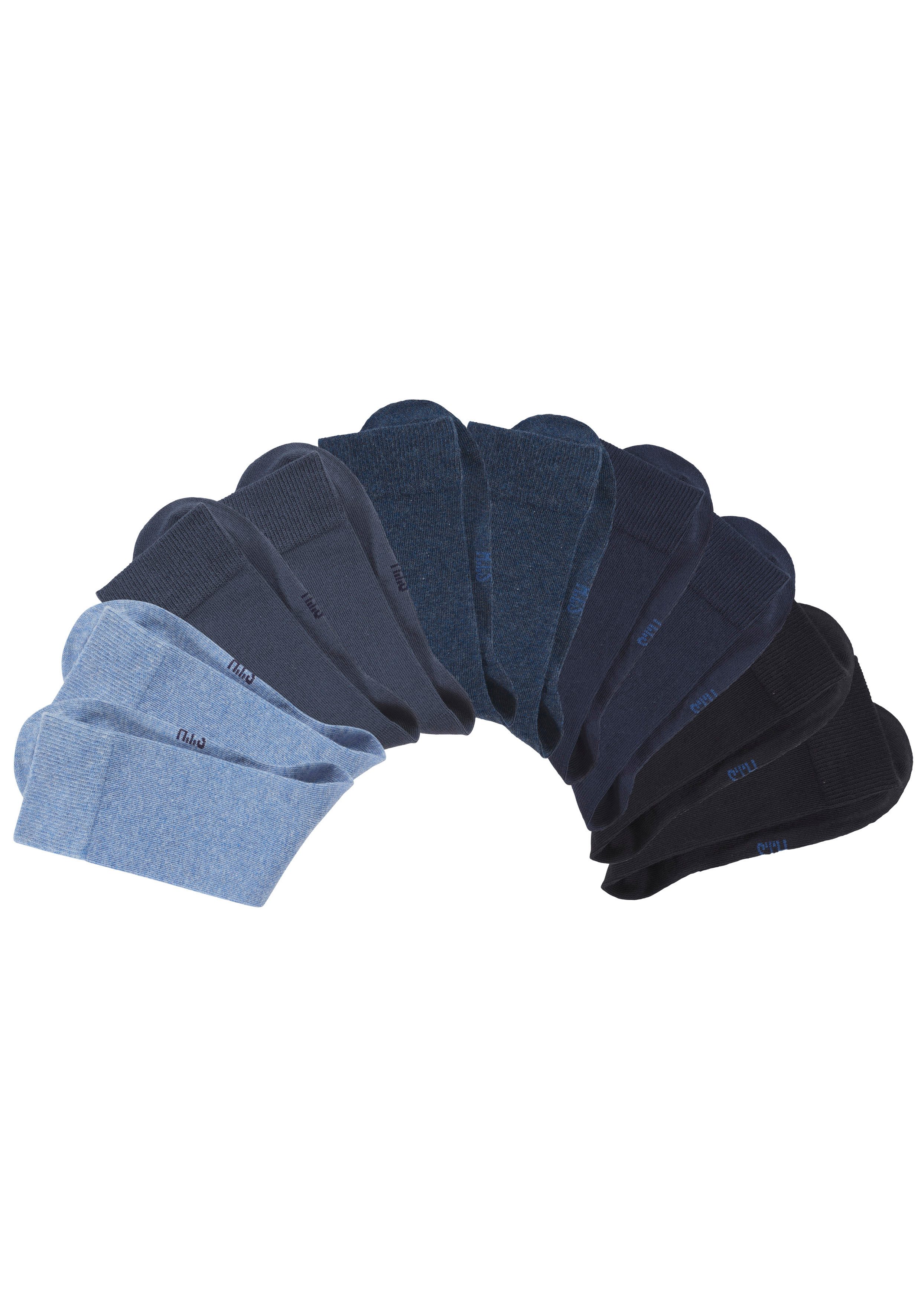 H.I.S Basicsocken (Packung, 20-Paar) zwei Längen im Kombi Pack