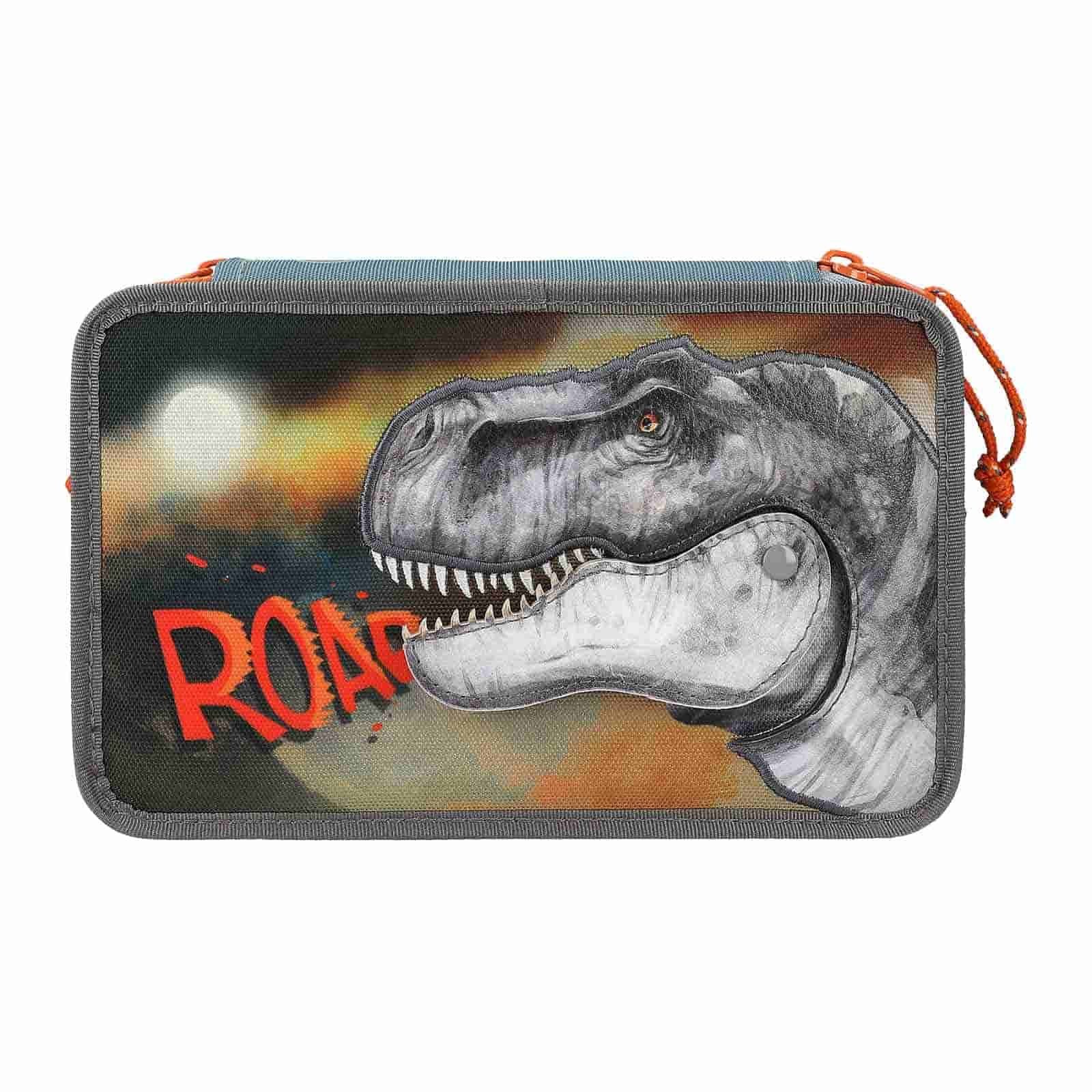 Depesche Пеналы Dino World 3-Fach Federtasche Roar 20 x 13 cm, (1-tlg)