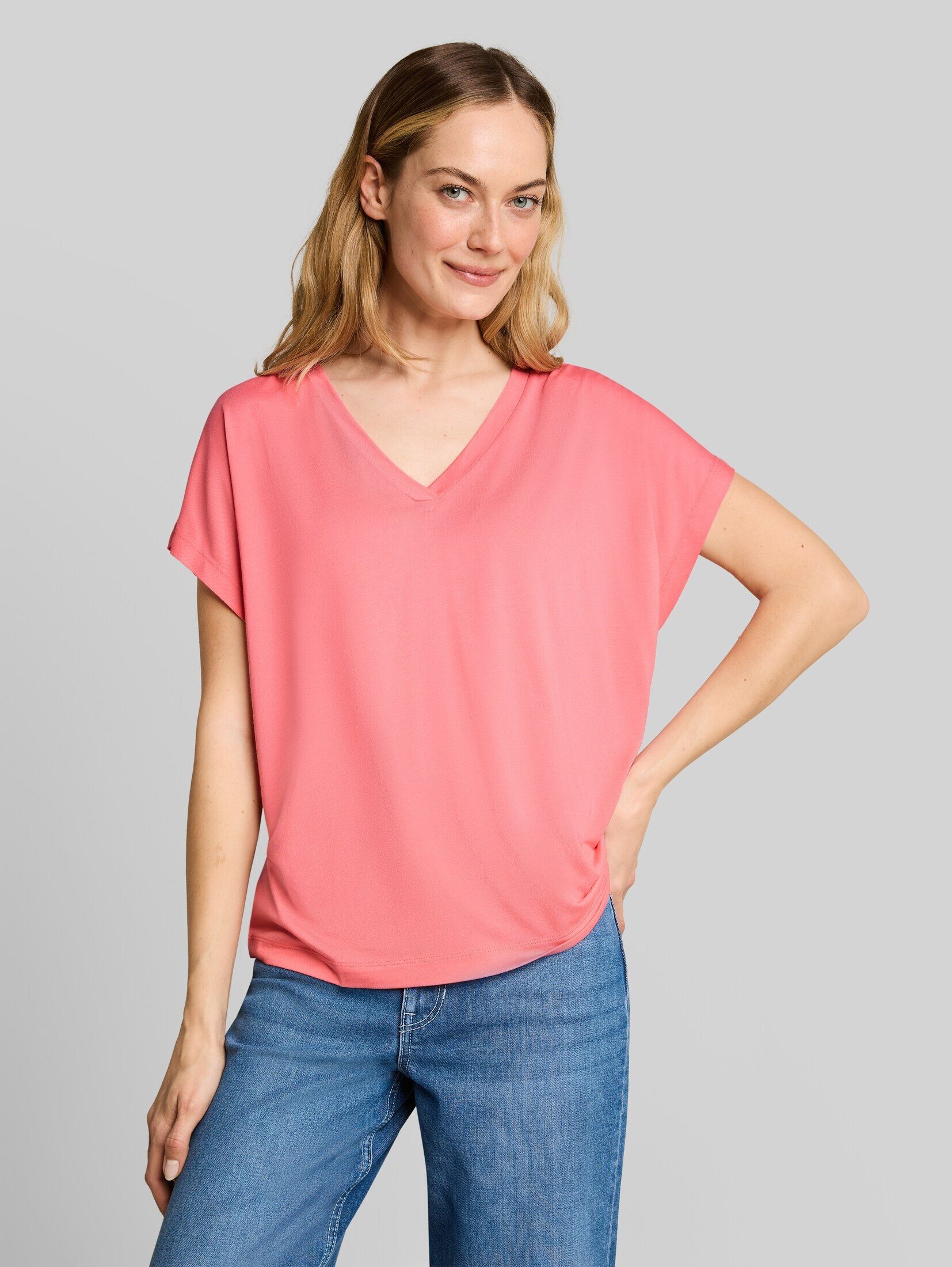 TOM TAILOR T-Shirt T-Shirt T-Shirt mit V-Ausschnitt