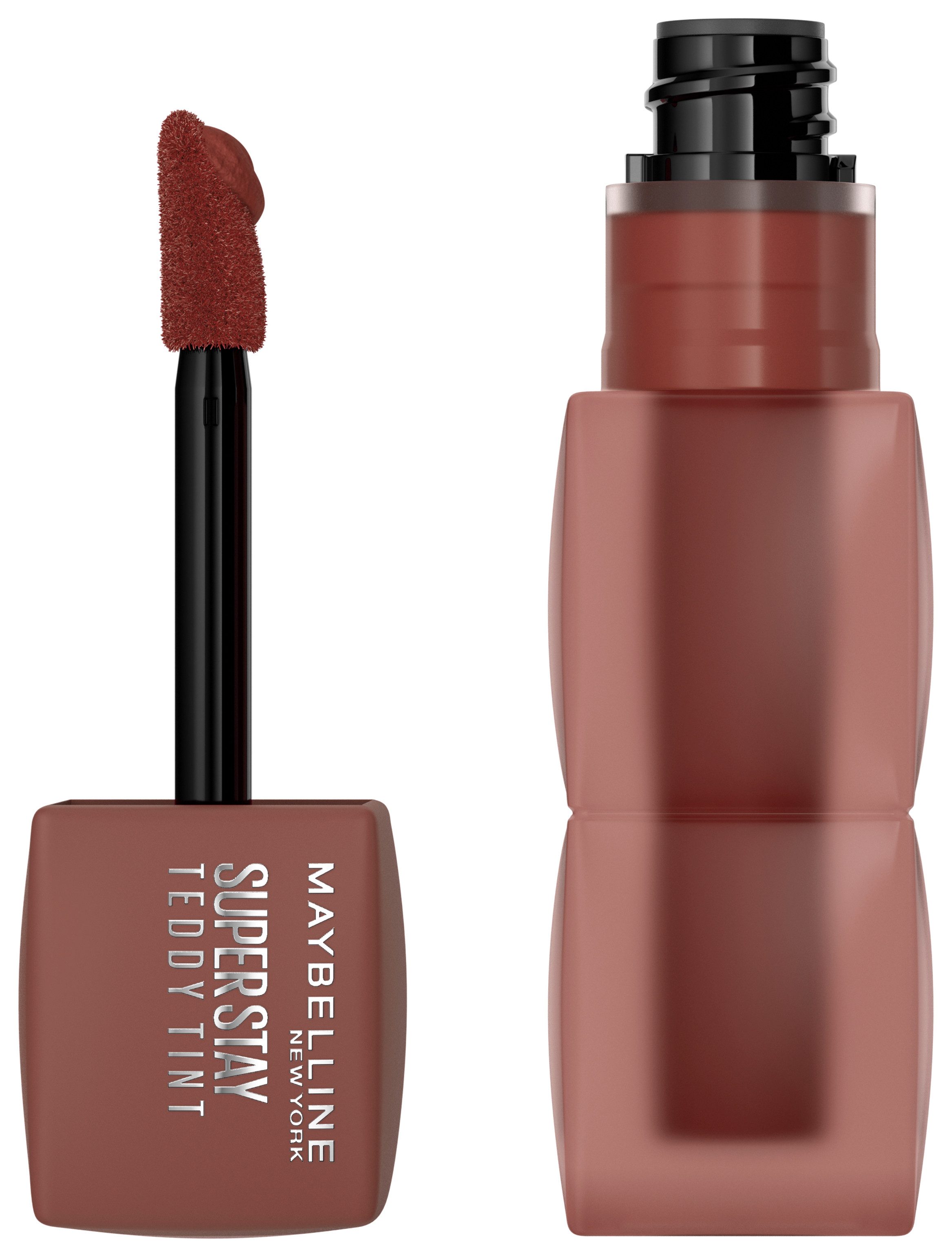 MAYBELLINE NEW YORK Lippenstift SUPER STAY TEDDY TINT LIPPENSTIFT, mit weichem Teddy-Applikator