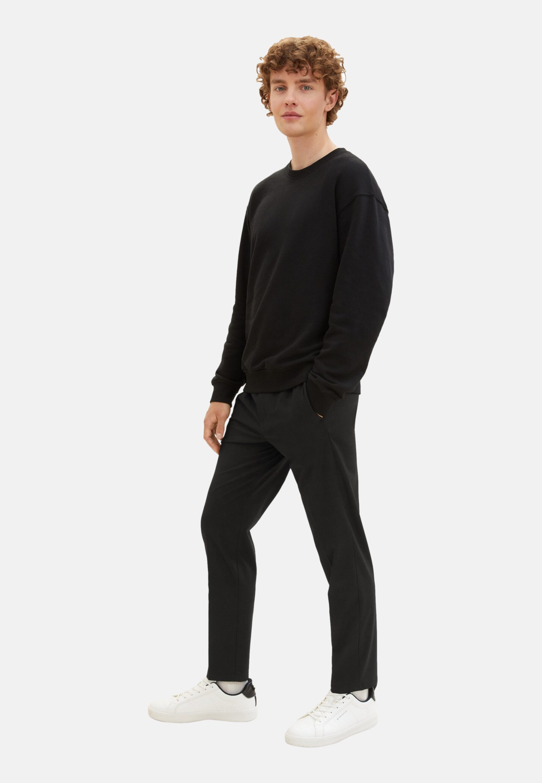 TOM TAILOR Chinohose Chino Hose lange Chino Relaxed Fit (1-tlg)
