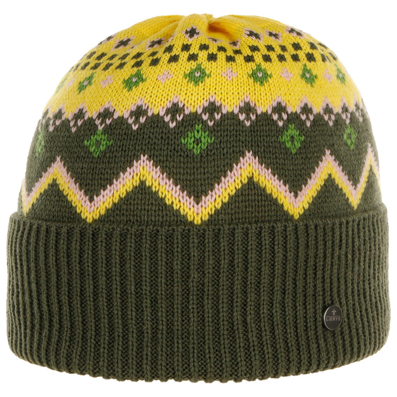 Lierys Beanie (1-St) Strickmütze mit Umschlag, Made in Germany
