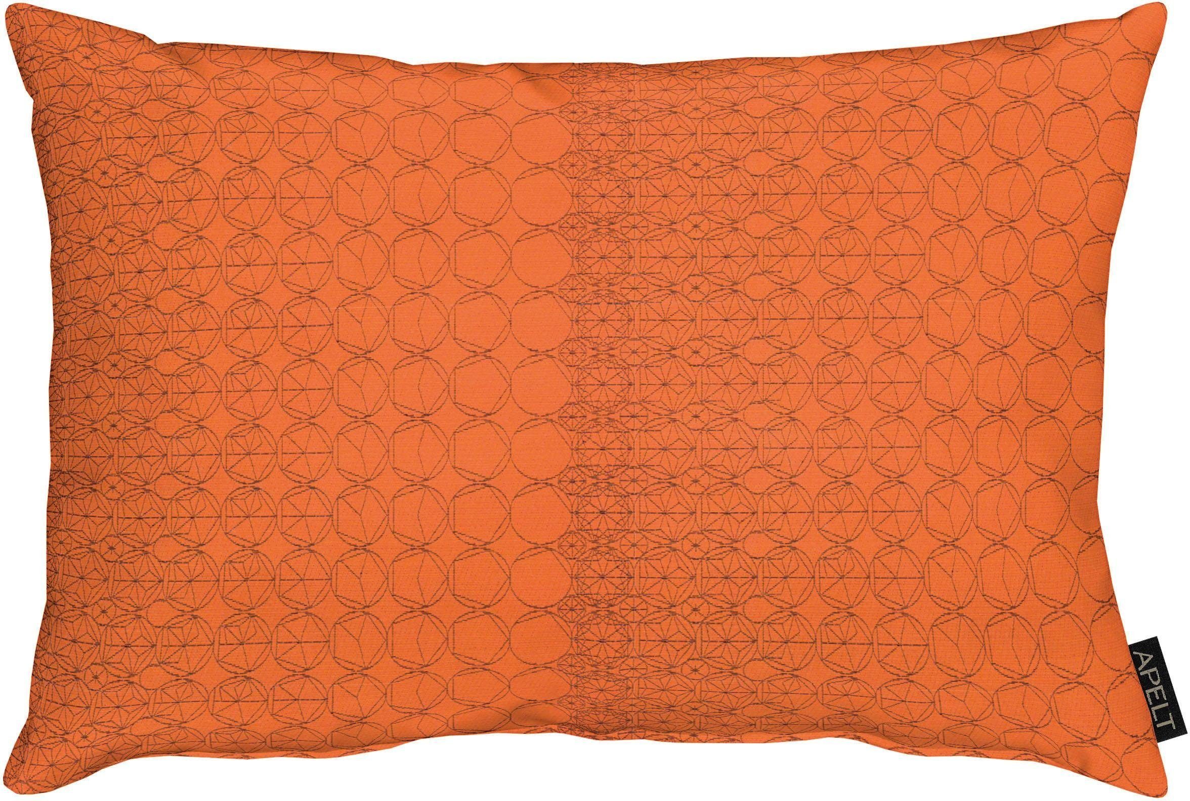 Kissenhülle Füllung, Stück 1 orange mit Dekokissen APELT 1308,