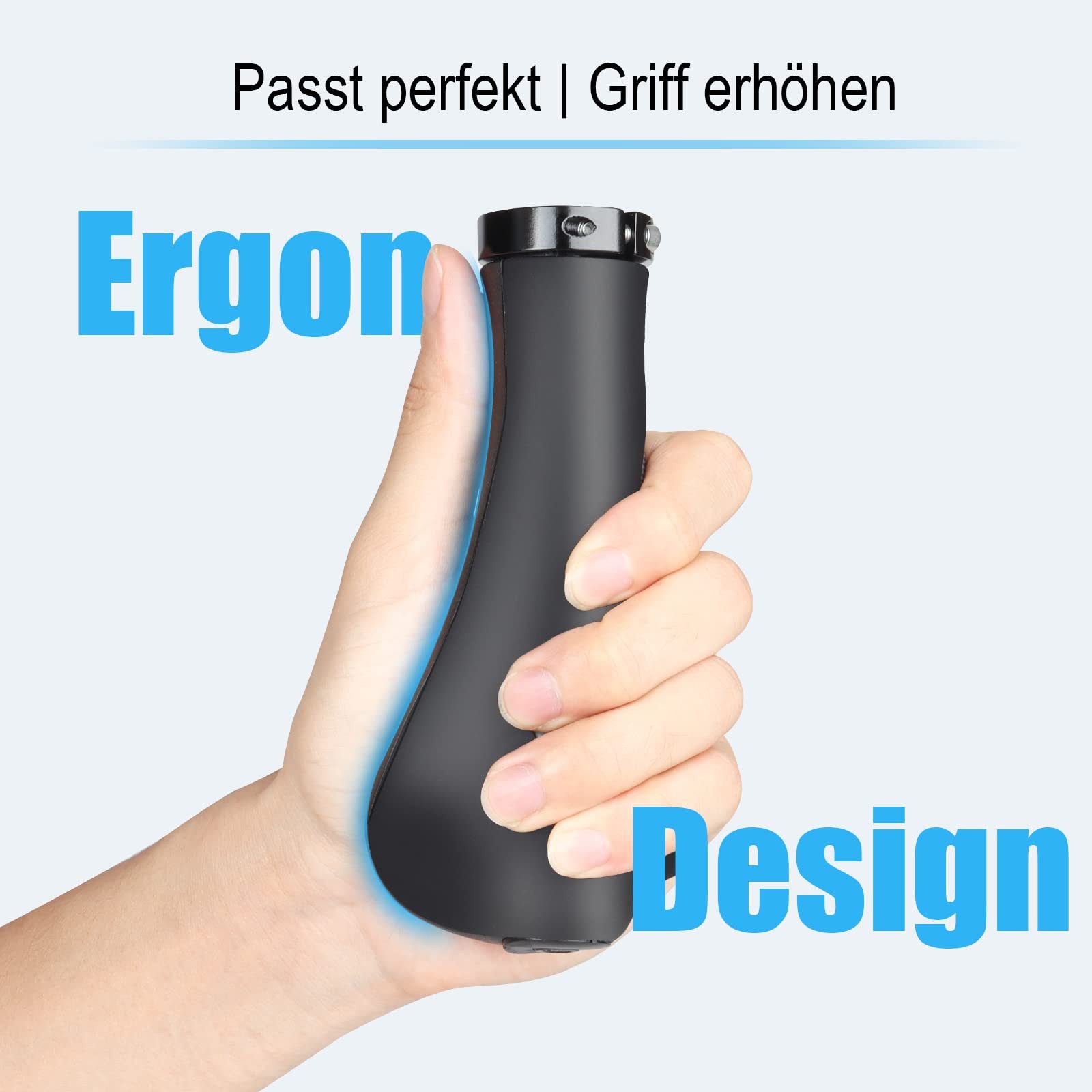 SURFOU Fahrradlenkergriff fahrradgriffe mtb griffe fahrradlenker fahrradgriffe ergonomisch (fahrrad zubehör, lenkergriffe, Ein Paar Fahrradlenkerabdeckungen)