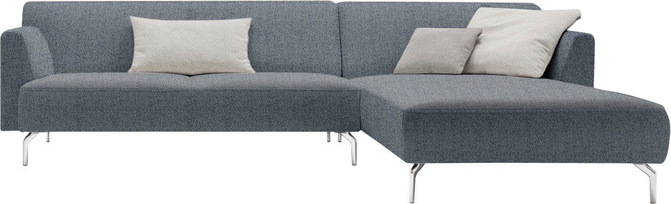 cm hülsta Optik, in sofa hs.446, schwereloser 296 Ecksofa minimalistischer, Breite