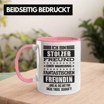 Trendation Tasse Trendation - Geschenk für Freund von Freundin Tasse Lustig Geburtstag Weihnachten Lustig Stolzer Freund