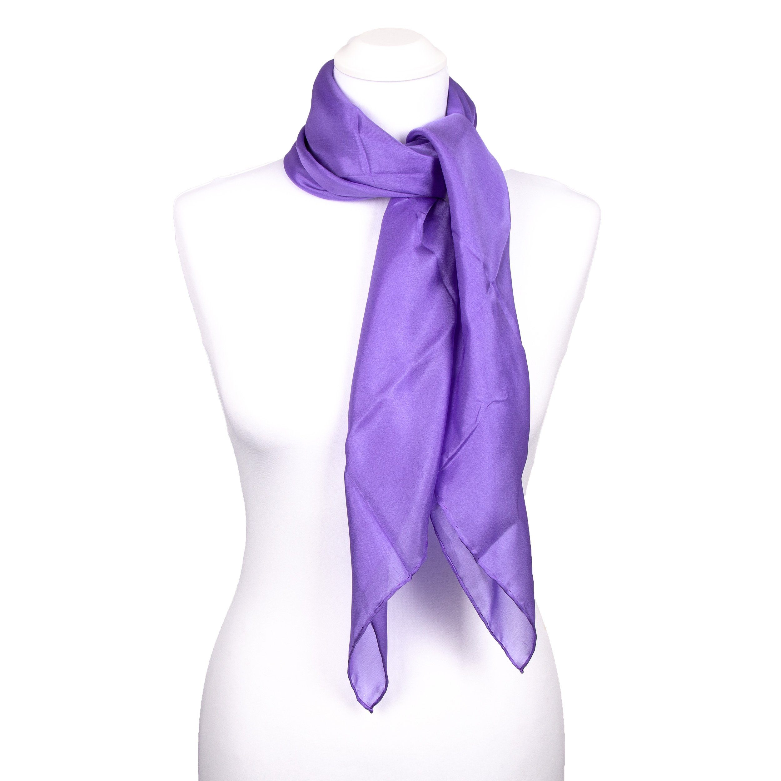 TINITEX Seidentuch Seidentuch Halstuch Schal flieder günstig online kaufen