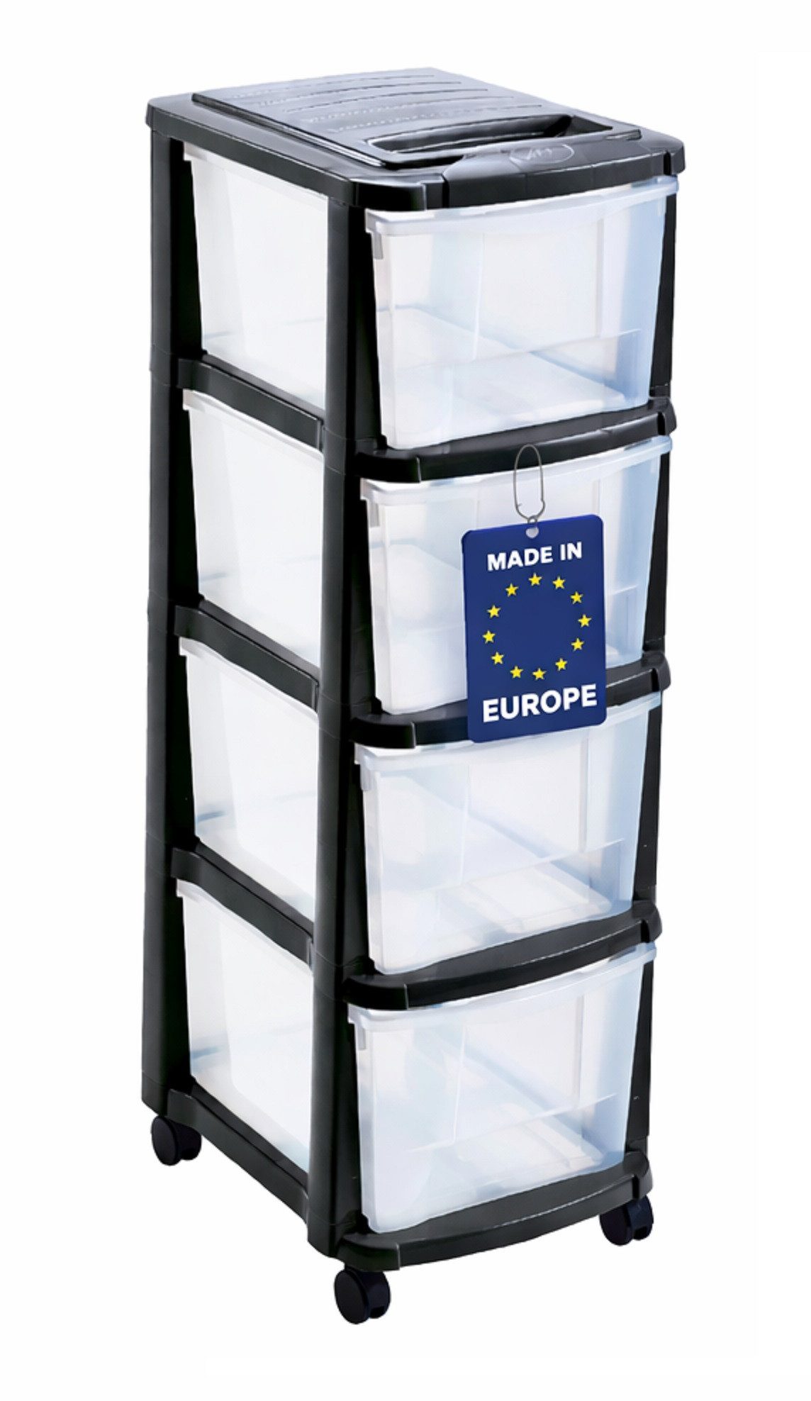 M home Rollcontainer Schubladenrollwagen PLS6241 Schubladenschrank Kunststo günstig online kaufen