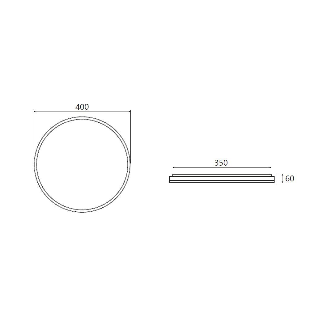 Watt Neutralweiß, x, und für LED und Außen silber Deckenleuchten innen rund, Deckenleuchte IP54 LED 32 IP54 innen 400 in für Deckenleuchte Ø GTV Außen,