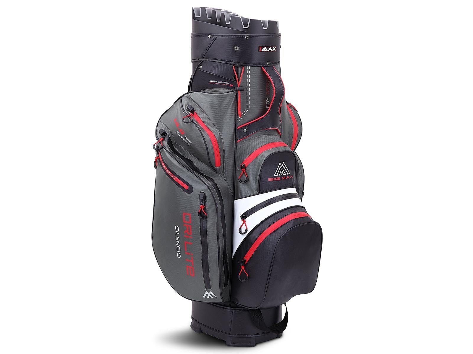 BIG MAX Golfreisetasche BIG MAX Golf Cartbag Dri Lite Silencio 2 Organizer, Wasserabweisen I Golfbag I 14-fach Divider