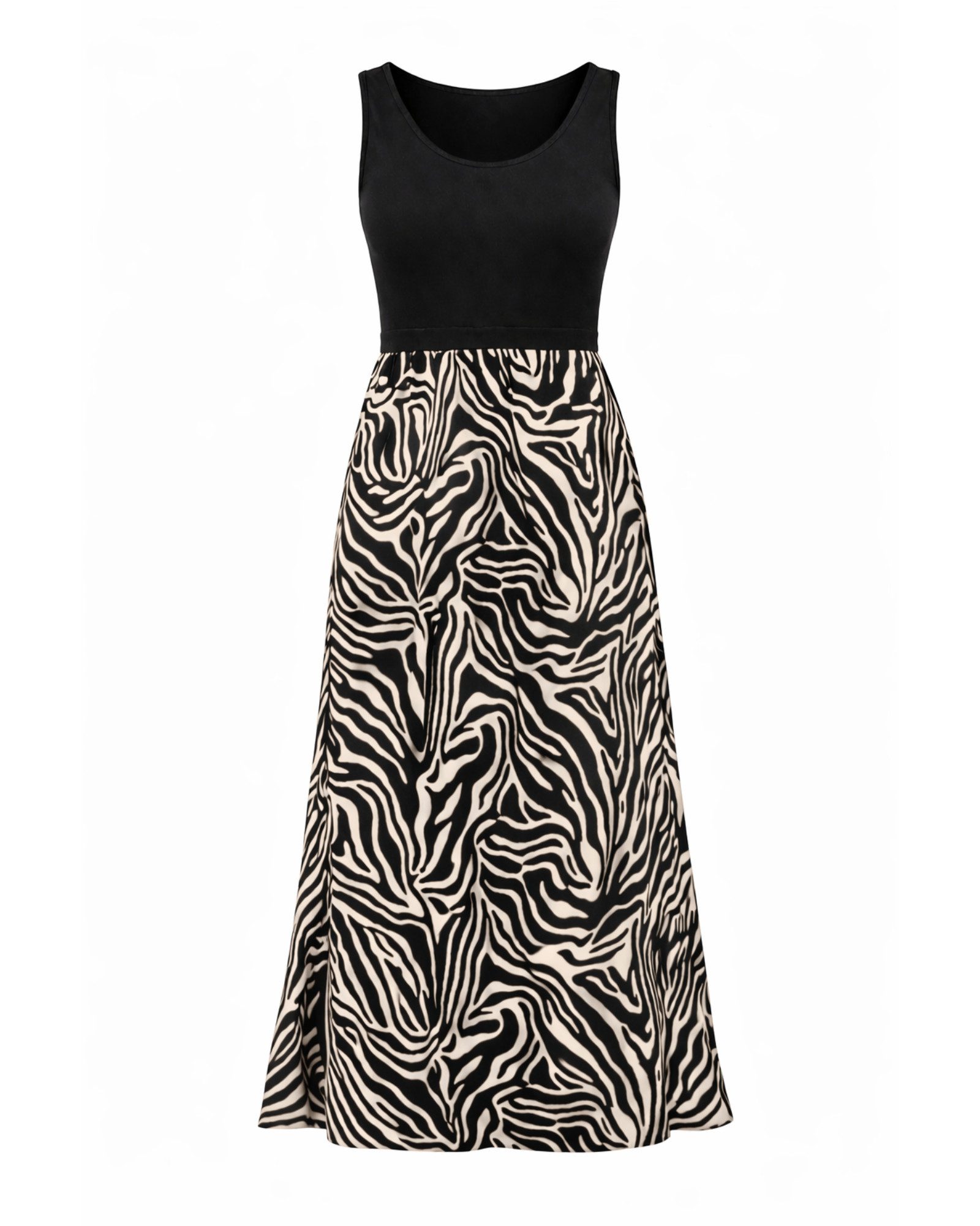 ITALY VIBES Sommerkleid - Kleid mit modischem Print - Maxikleid für Damen - ITALY VIBES ONE SIZE - passend für Größen XS - M