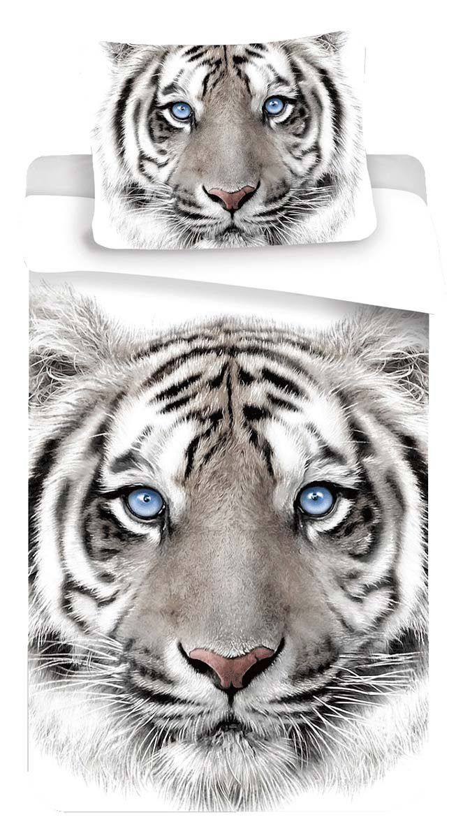 Jerry Fabrics Kinderbettwäsche Tiger, Renforcé, 2 teilig günstig online kaufen