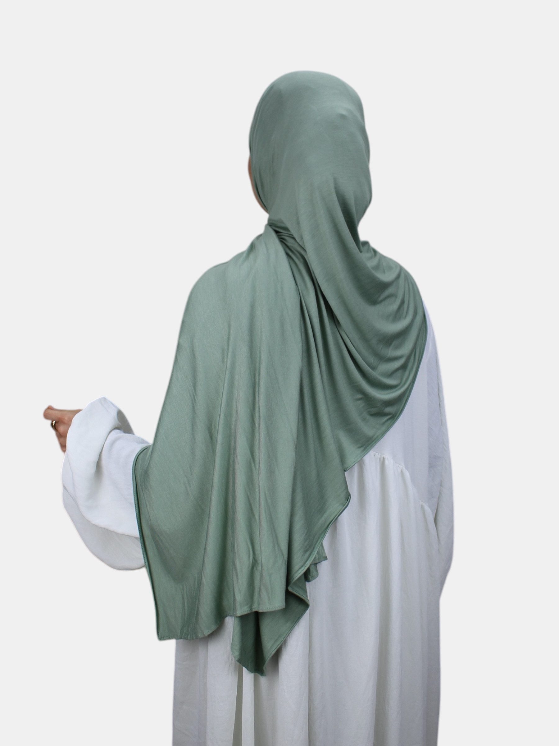Aymasal Kopftuch XXL Jersey Luxury Hijab Kopftuch Scarf Schal Extra lang 190x80 Islam, Feinster Jersey Stoff, großzügige Maße ca. 190x80cm