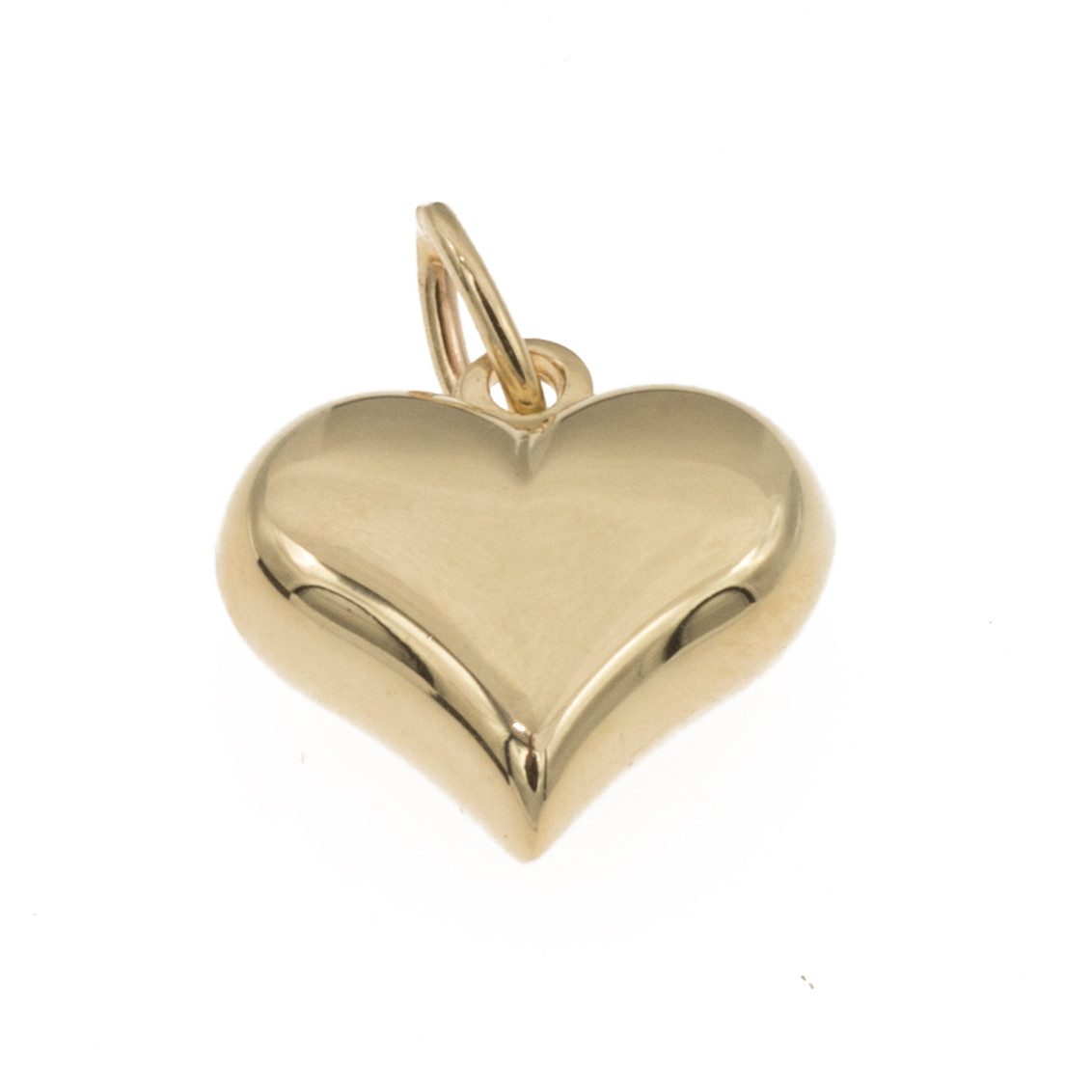 Herzanhänger Anhänger aus 585 Gold 14 Karat Herz 12 mm Breite
