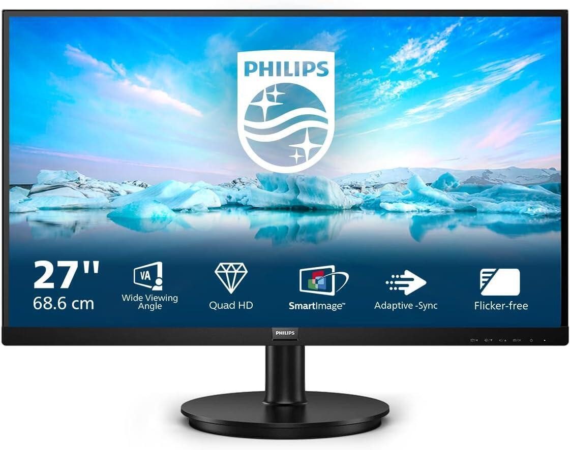 Philips Philips 275V8LA/00 TFT-Monitor (2560 x 1440, 4 ms Reaktionszeit, 75 Hz, VA Panel)