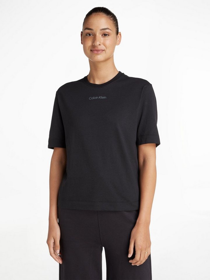 Calvin Klein Sport T-Shirt, Lockerer Schnitt mit überschnittenen Schultern