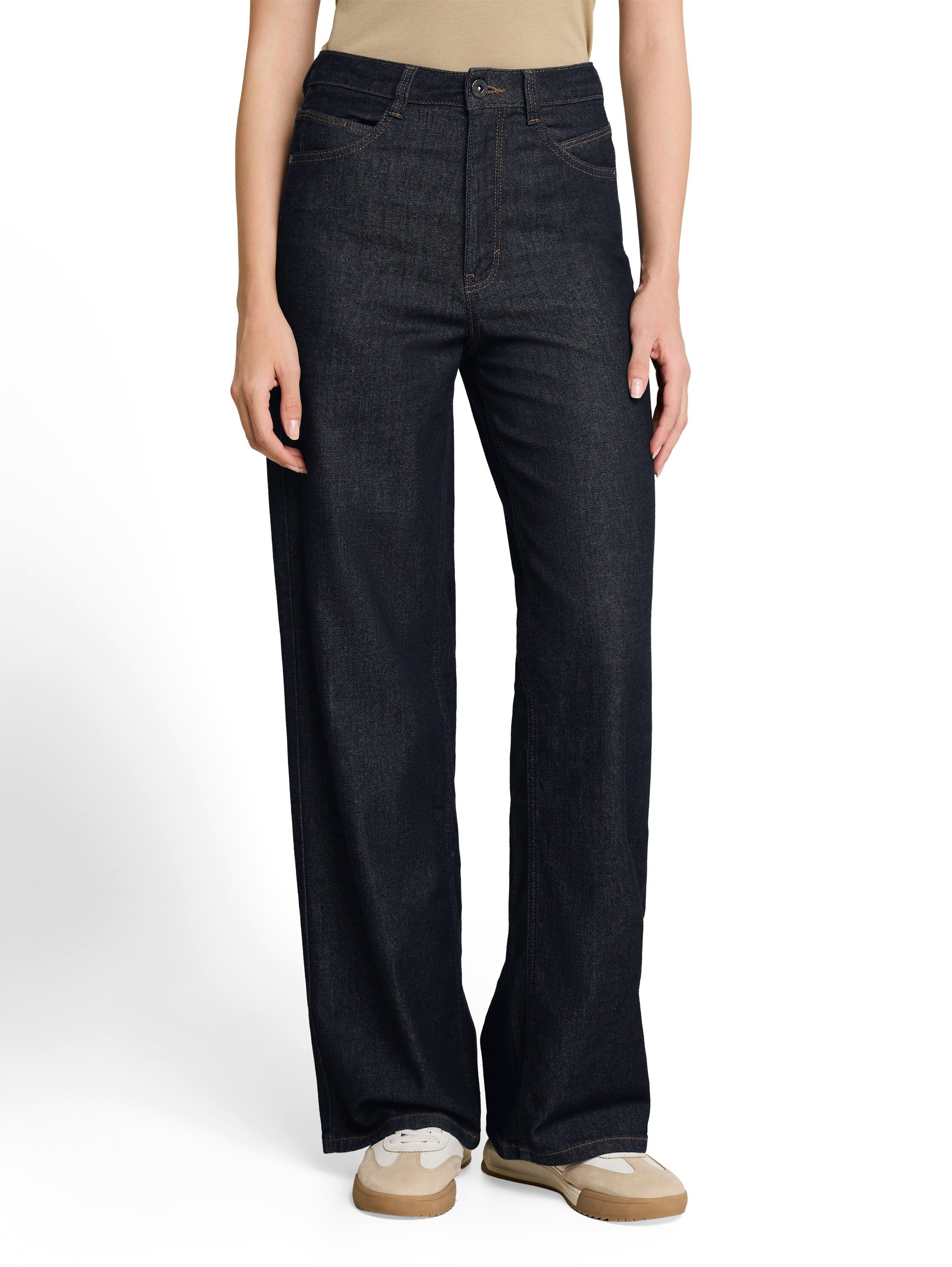 TOM TAILOR Weite Jeans im Four-Pocket Style