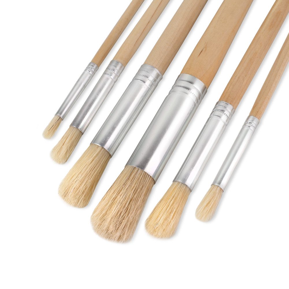 Prima-Online Pinsel Kleine Pinsel Set Borstenpinsel Rundpinsel verschiedene Größen, (1 St)