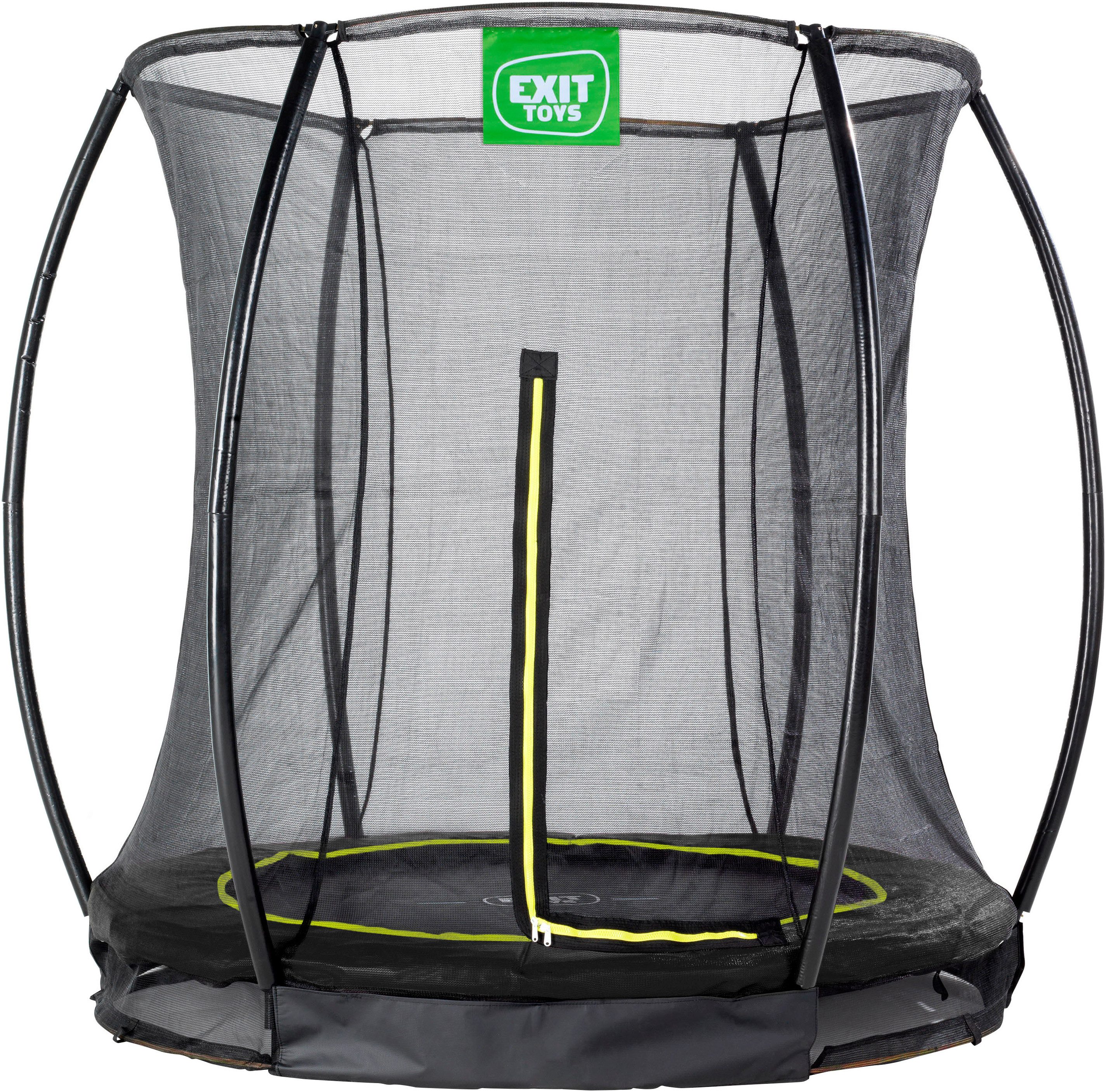 EXIT Bodentrampolin Silhouette, Ø 183 cm, mit Sicherheitsnetz