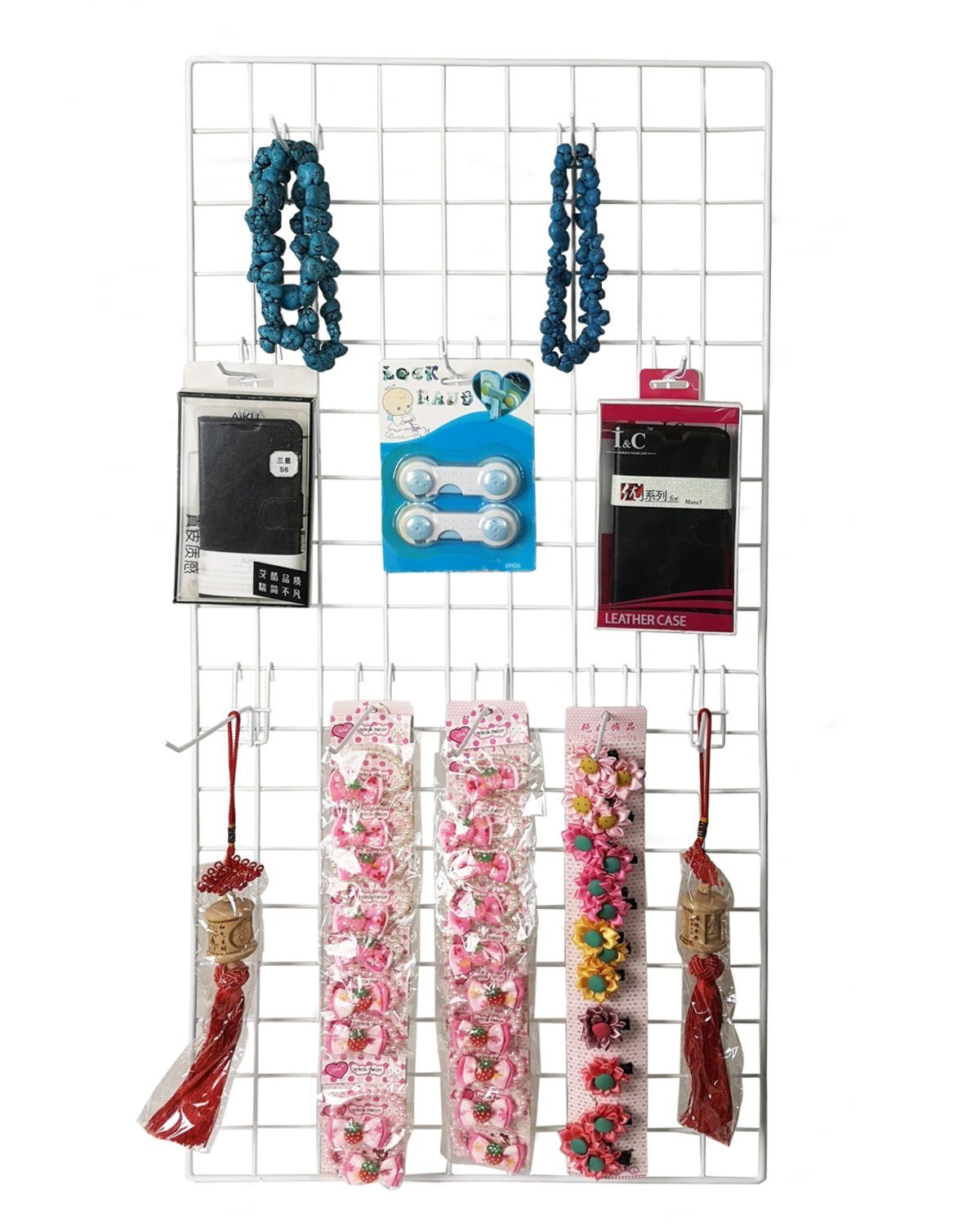 Yudu Trenngitter Wandgitter Wanddekor Gitter Pinnwand Ladenbaugitter Gitterwand