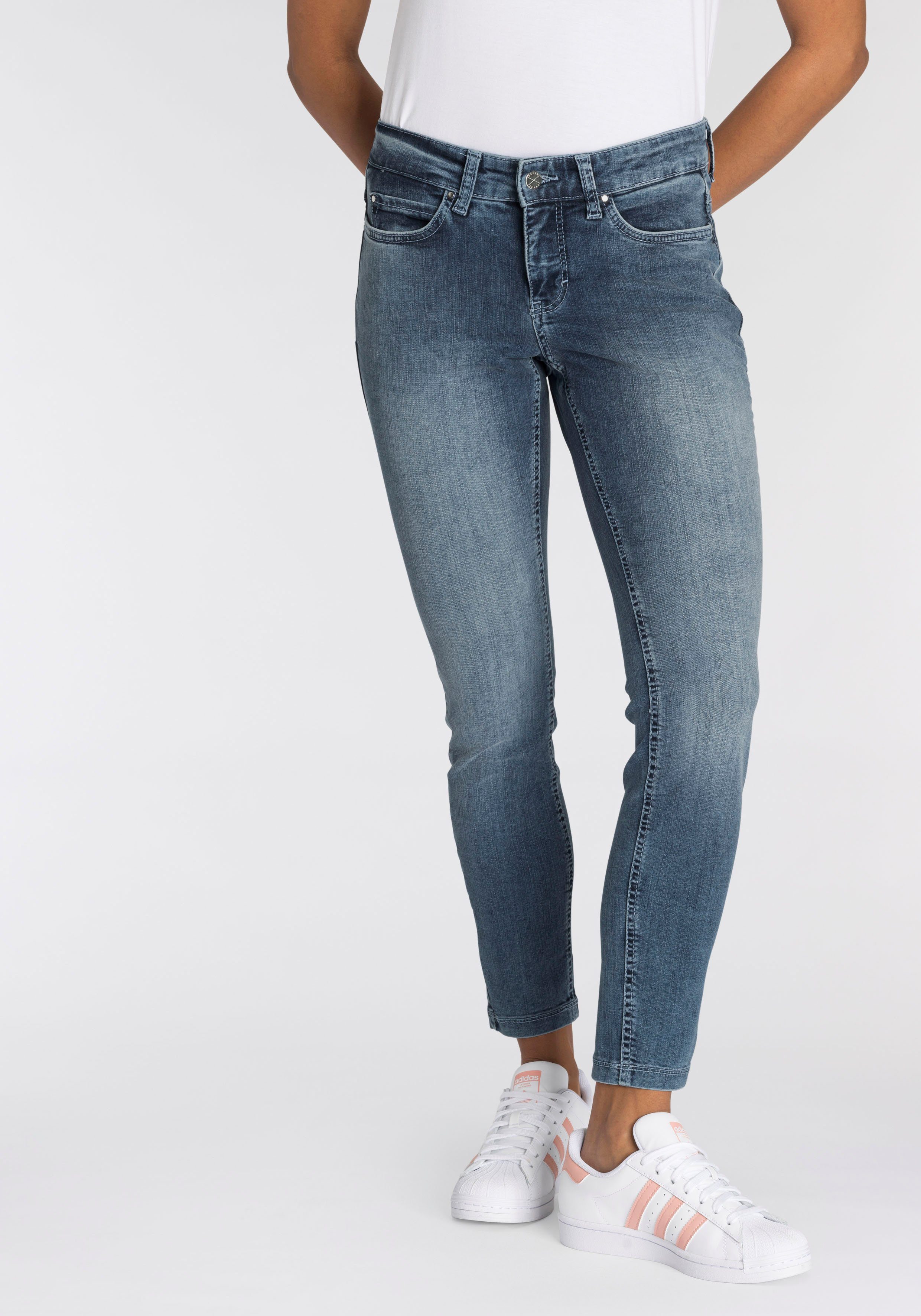 MAC Skinny-fit-Jeans Dream Skinny Hochelastische Qualität sorgt für den perfekten Sitz lt. summer blue wash