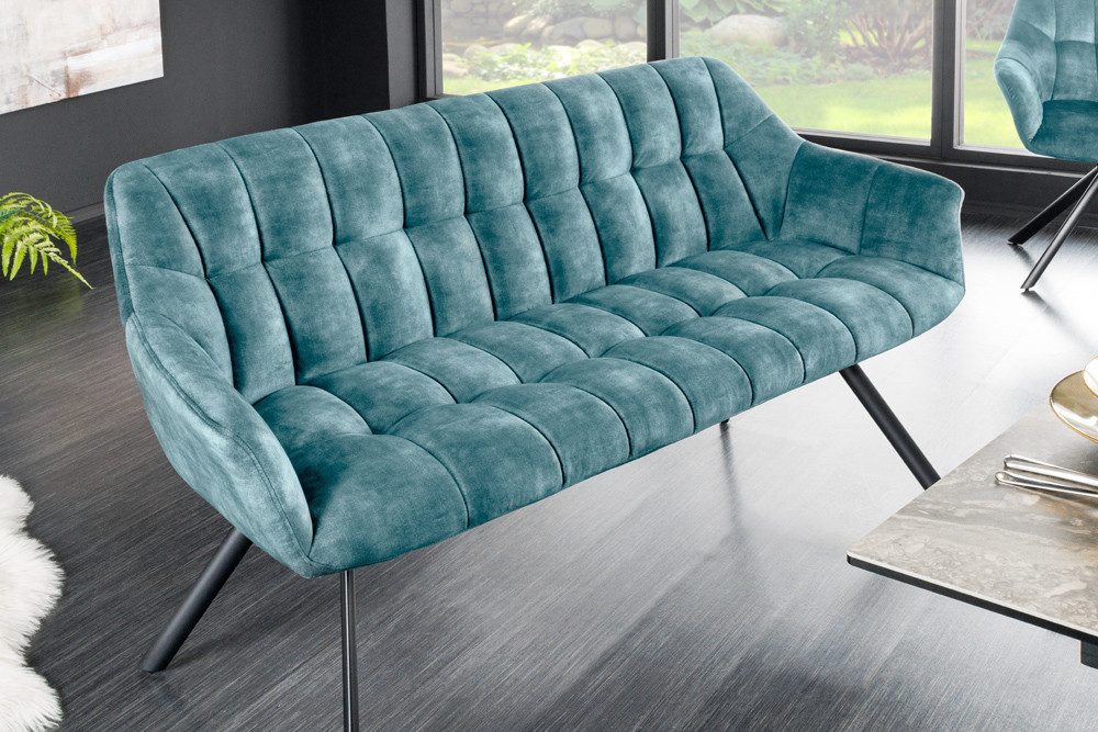 riess-ambiente Sitzbank PAPILLON 165cm petrol / schwarz (Einzelartikel, 1-S günstig online kaufen