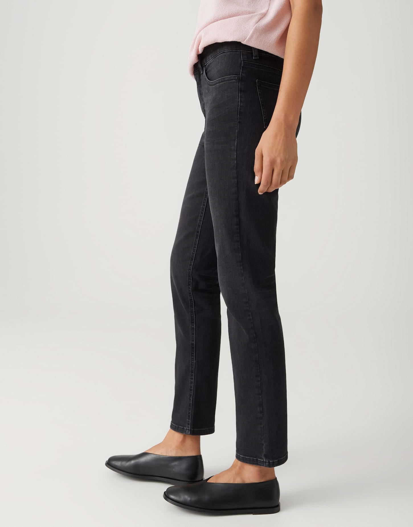 OPUS PANTS Slim-fit-Jeans MELLY BASE Slim Jeans mit Powerstretch Mid Rise Vielseitig kombinierbar für Looks