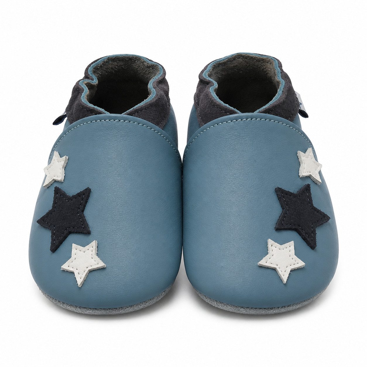 Mejale 100 % Leder weiche Babyschuhe für die ersten Schritte Krabbelschuh