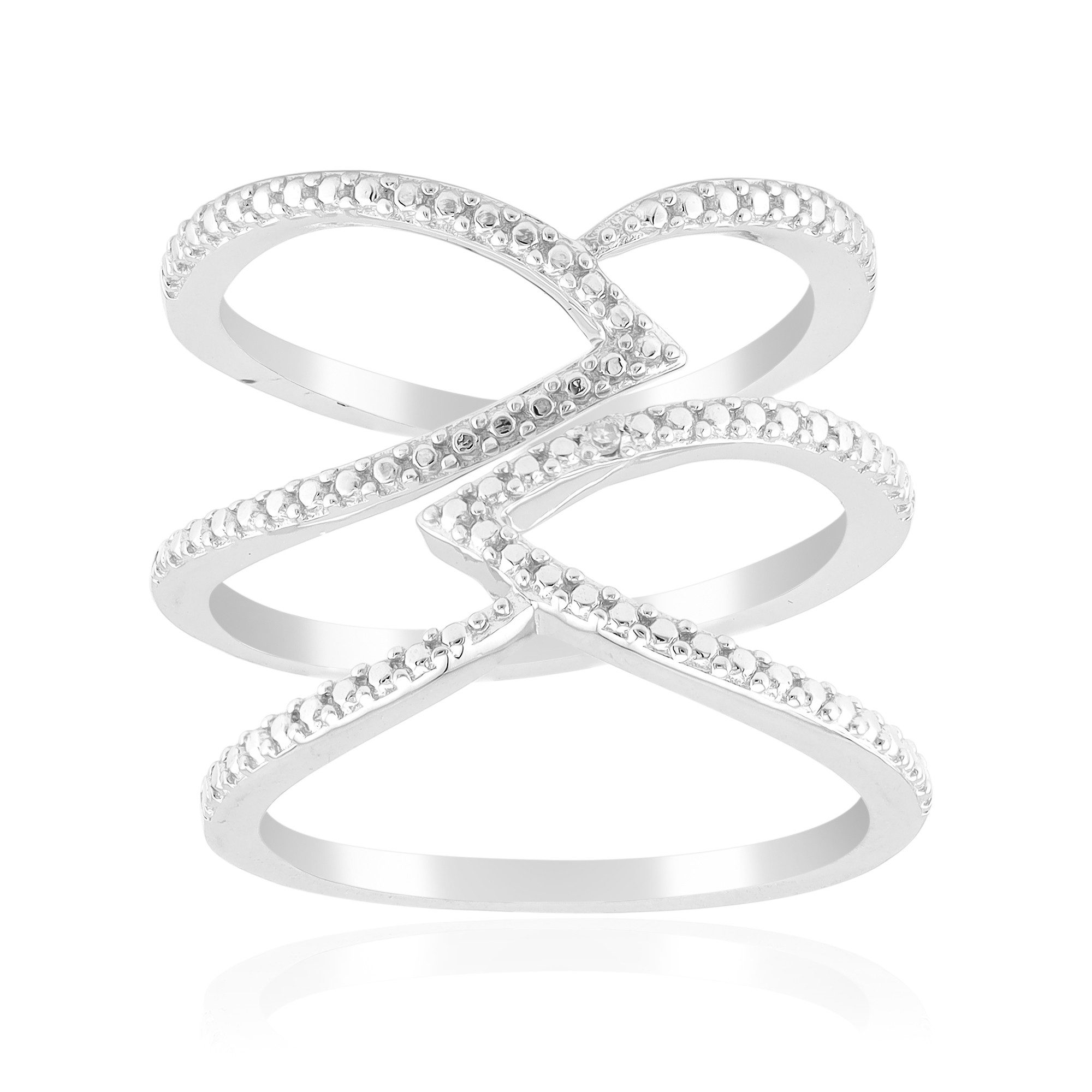 Cavill Diamantring I3 Diamant Sterling Silber Ring (1-tlg)