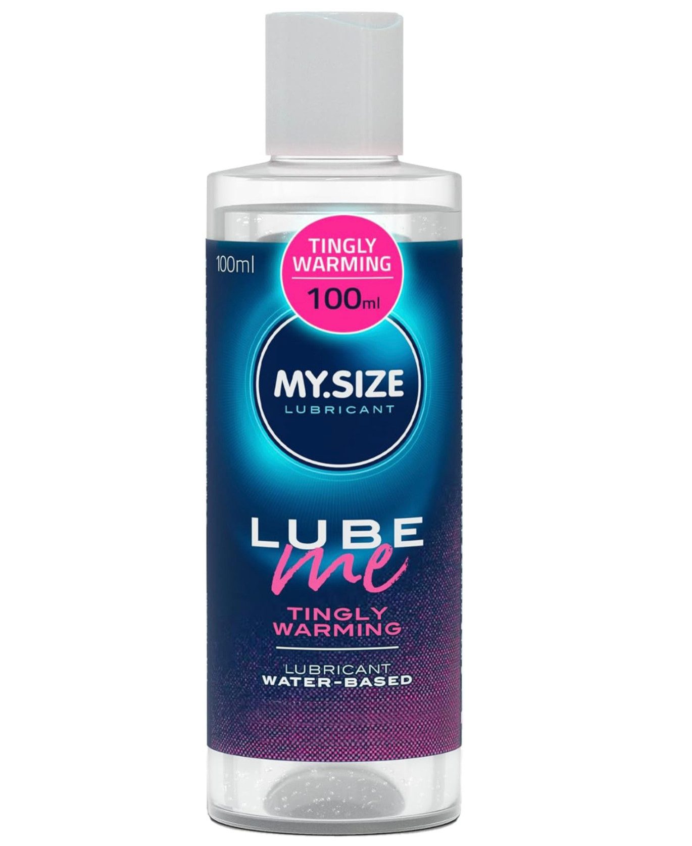 MY.SIZE Gleitgel Lube Me 3-in-1, medizinisches Gleitmittel auf Wasserbasis, wärmend, prickelnd und Höhepunkt verstärkend