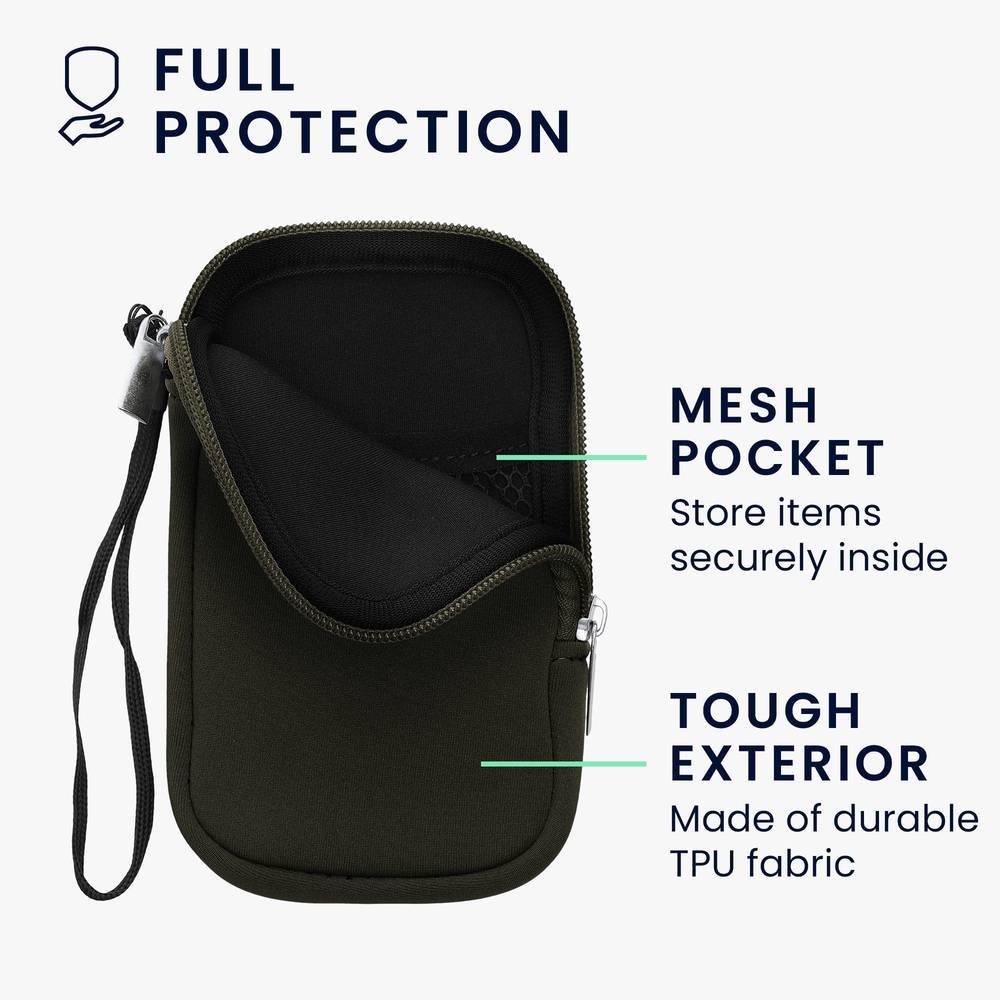 kwmobile Handytasche Handytasche für Smartphones XXL - 7" (1-tlg), Neopren Handy Hülle - Handy Tasche Sleeve Pouch